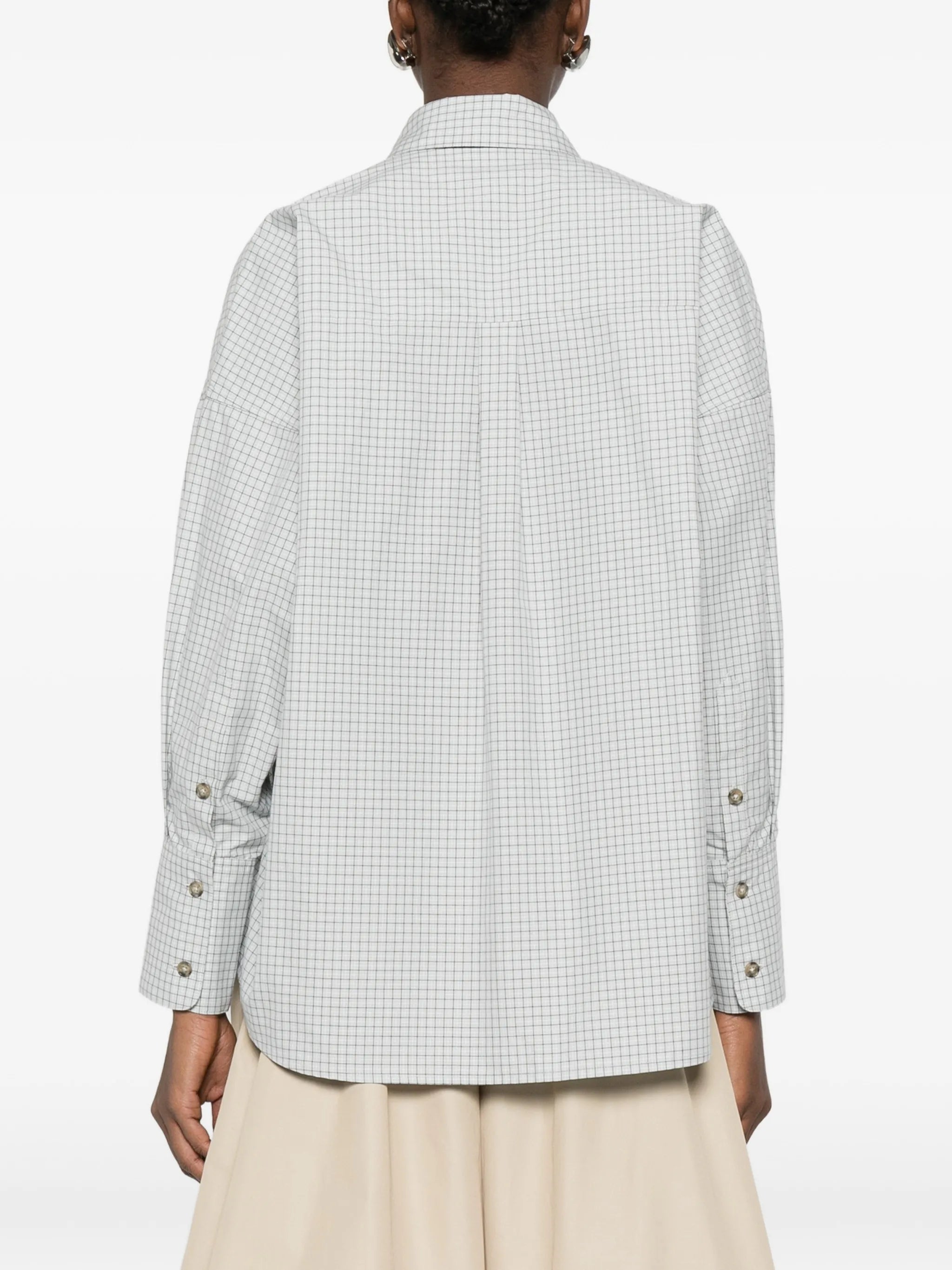 checkered boyfriend shirt