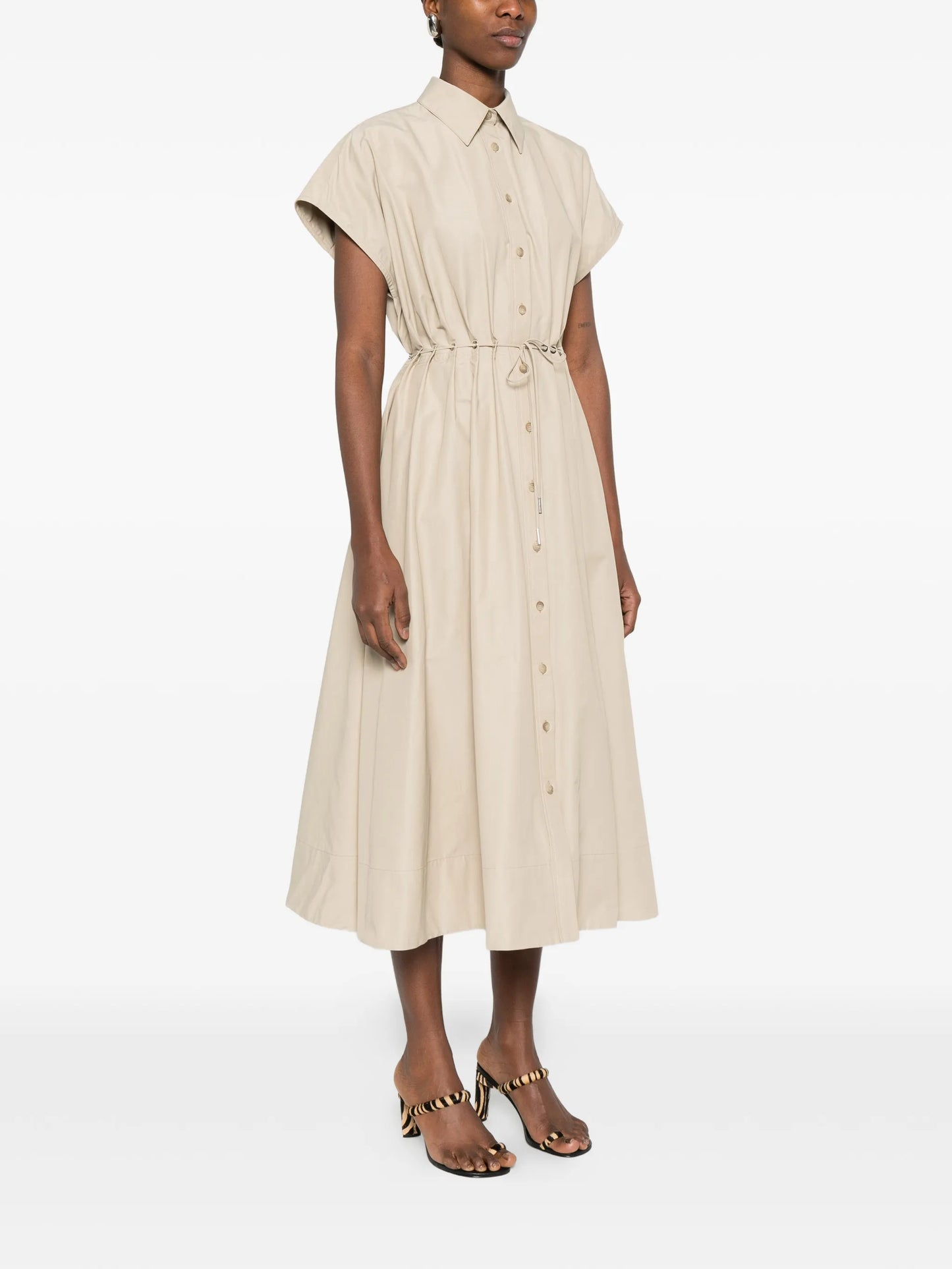 Blake eyelet waist shirt dress