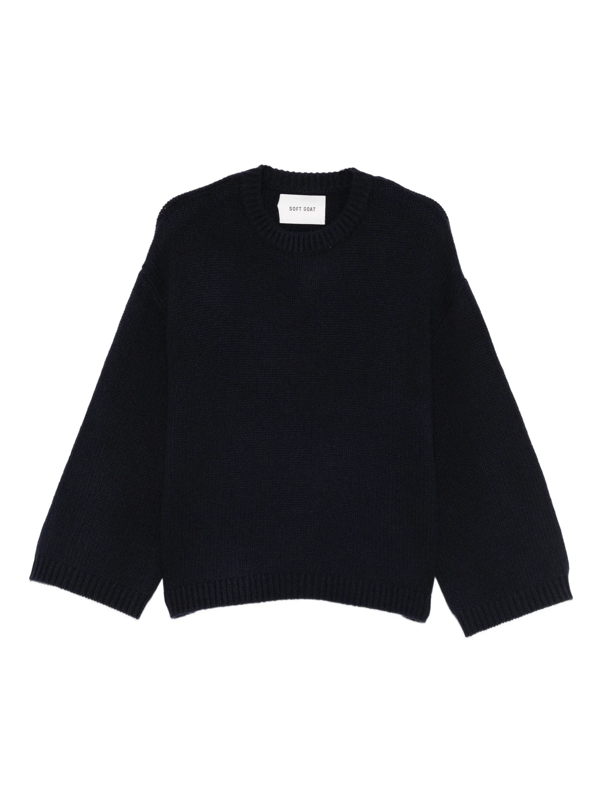 Chunky crewneck cashmere sweater