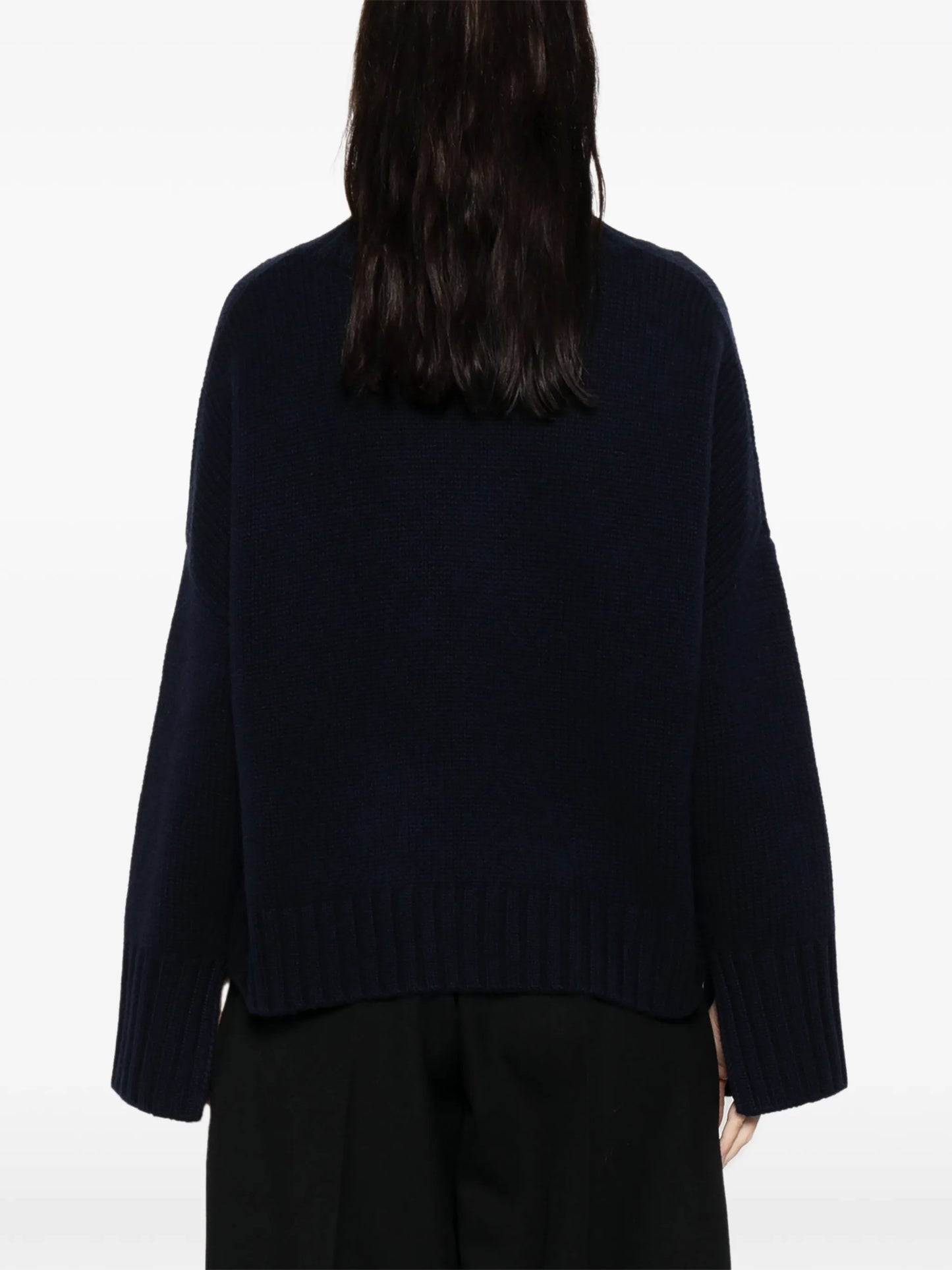 high-neck sweater