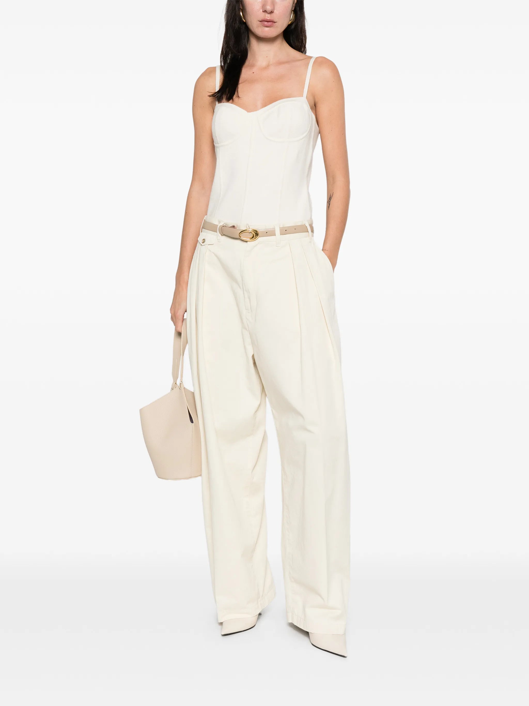 double knit singlet corset