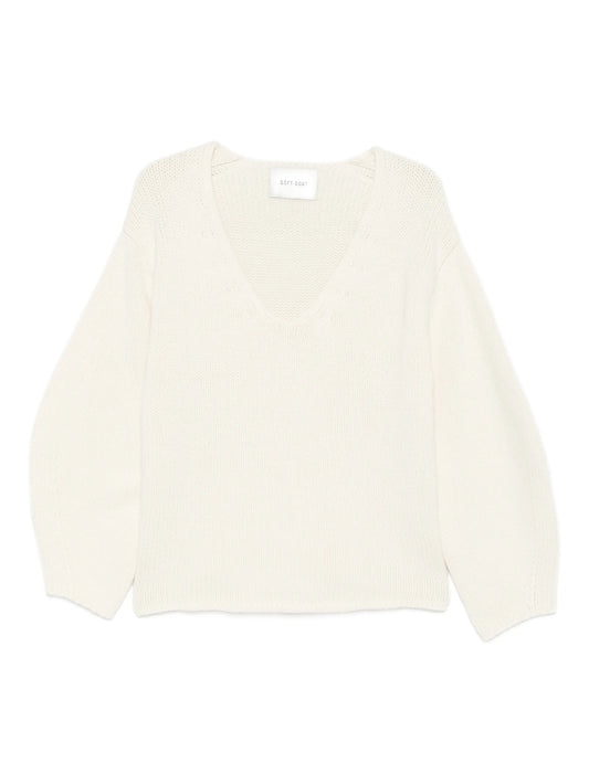 spaghetti-strap cashmere top