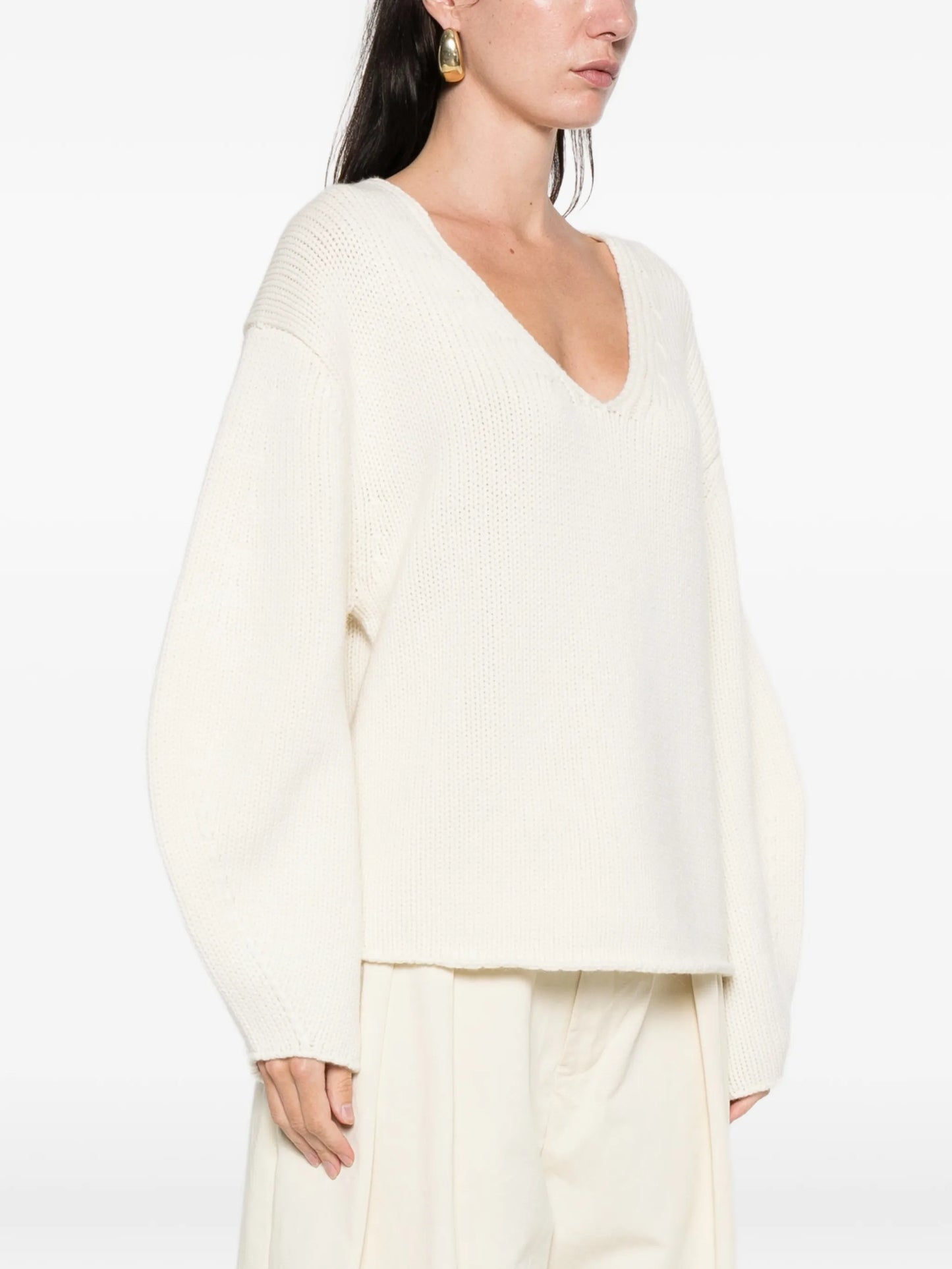spaghetti-strap cashmere top