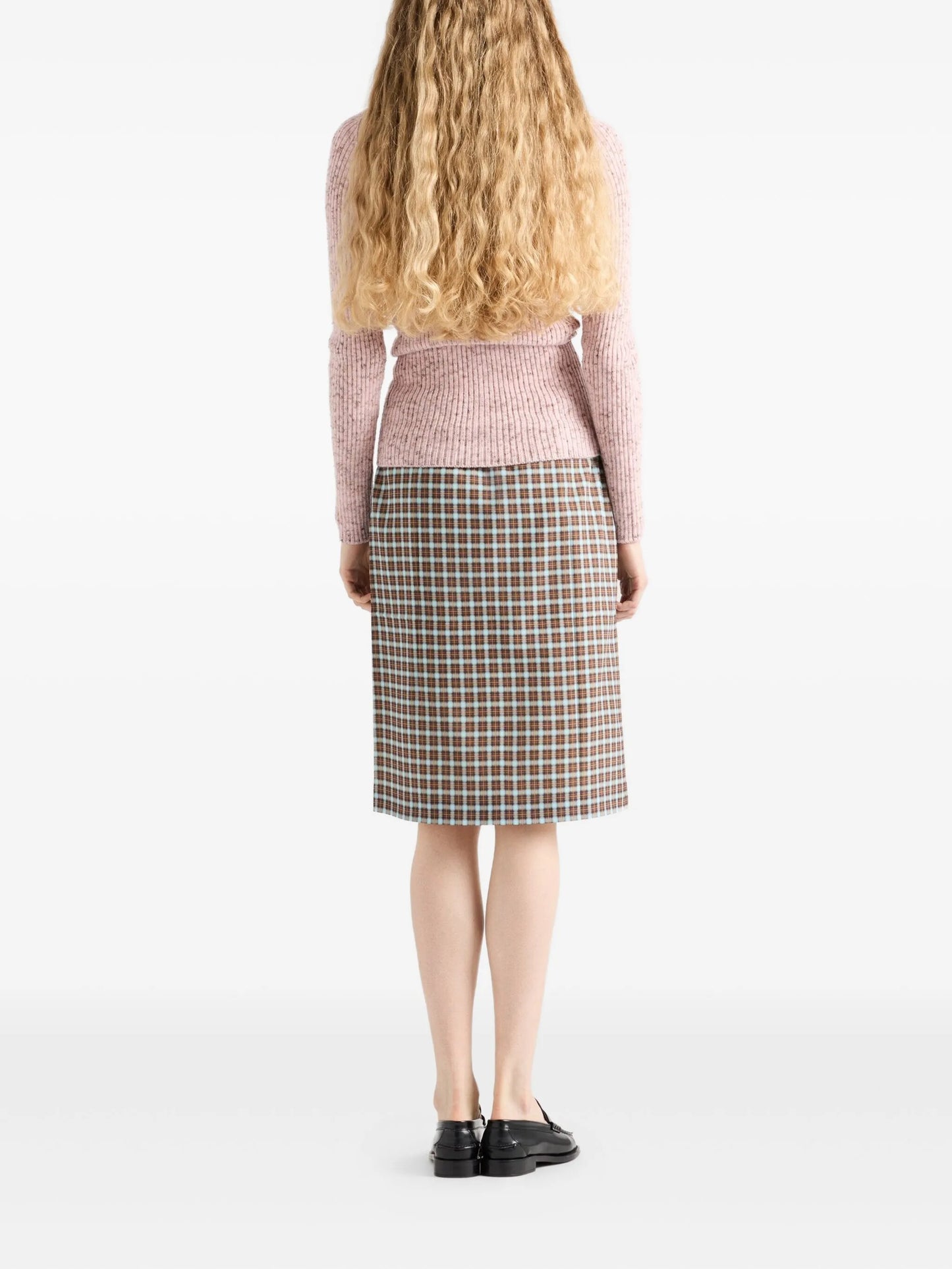 rib-knit cardigan