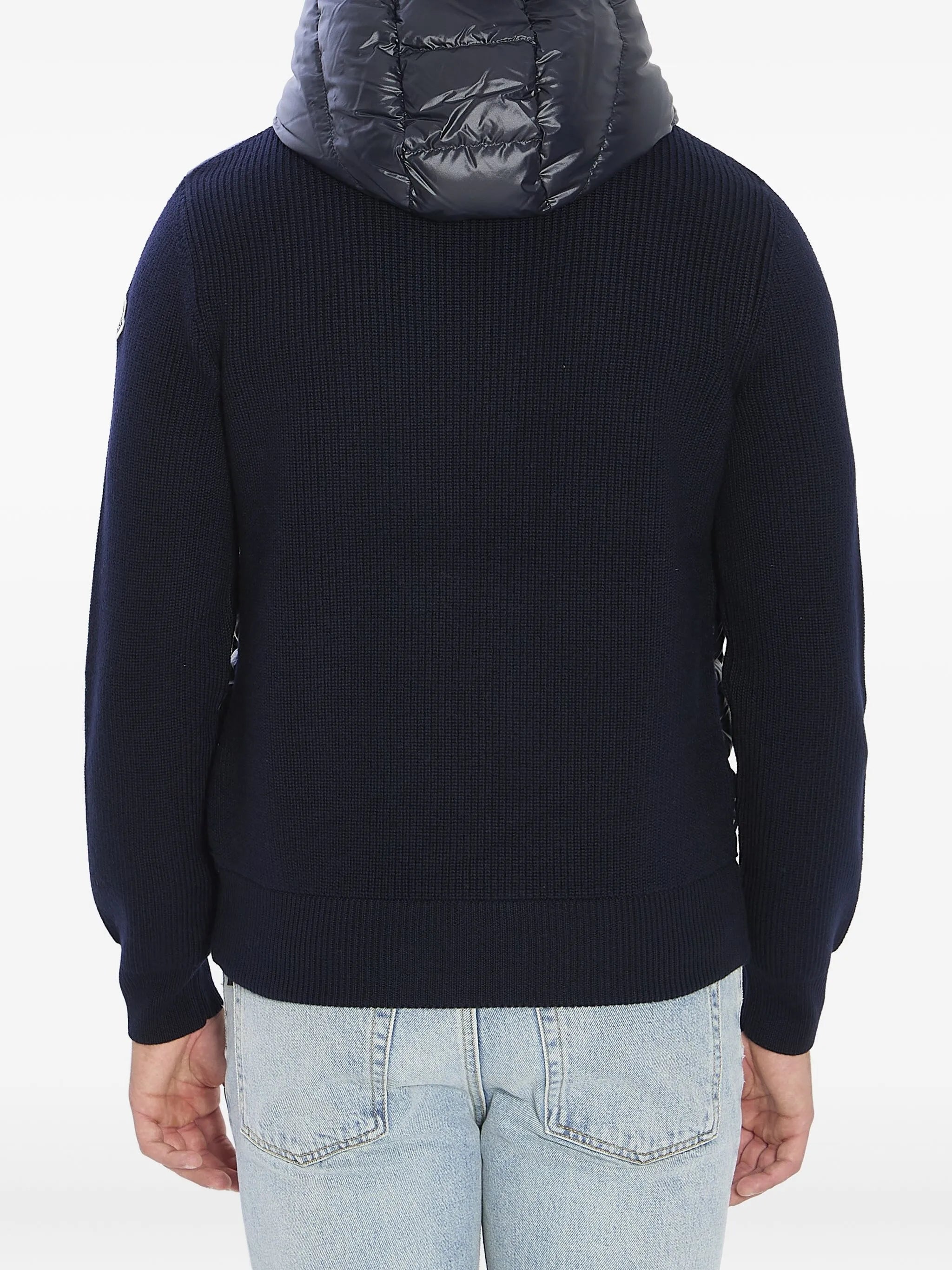logo-patch padded jacket