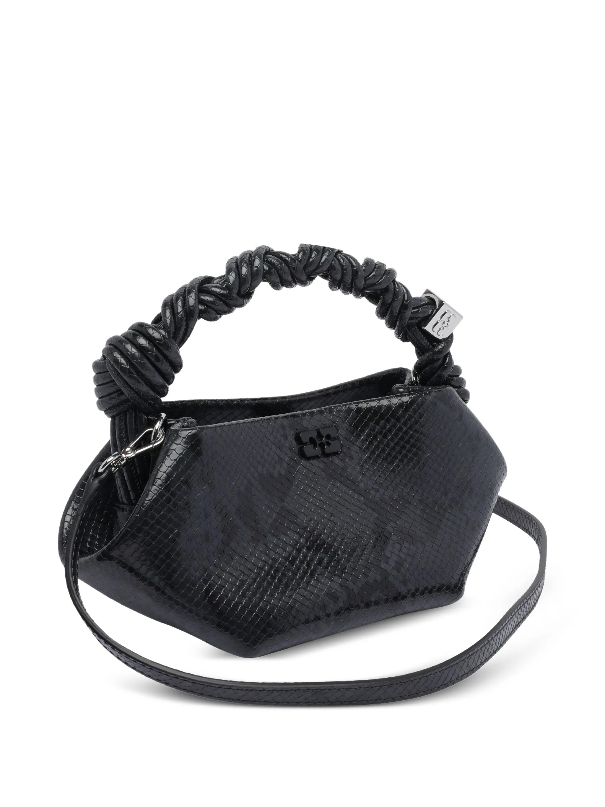 small twisted-handle shoulder bag