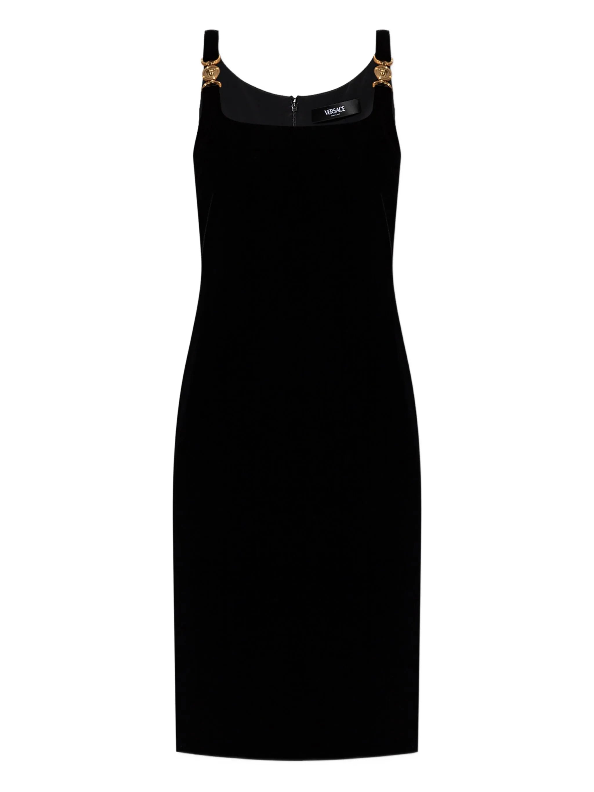 Medusa-embellishment mini dress