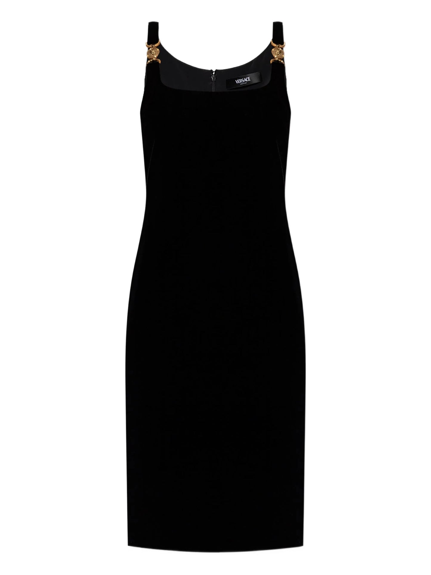Medusa-embellishment mini dress