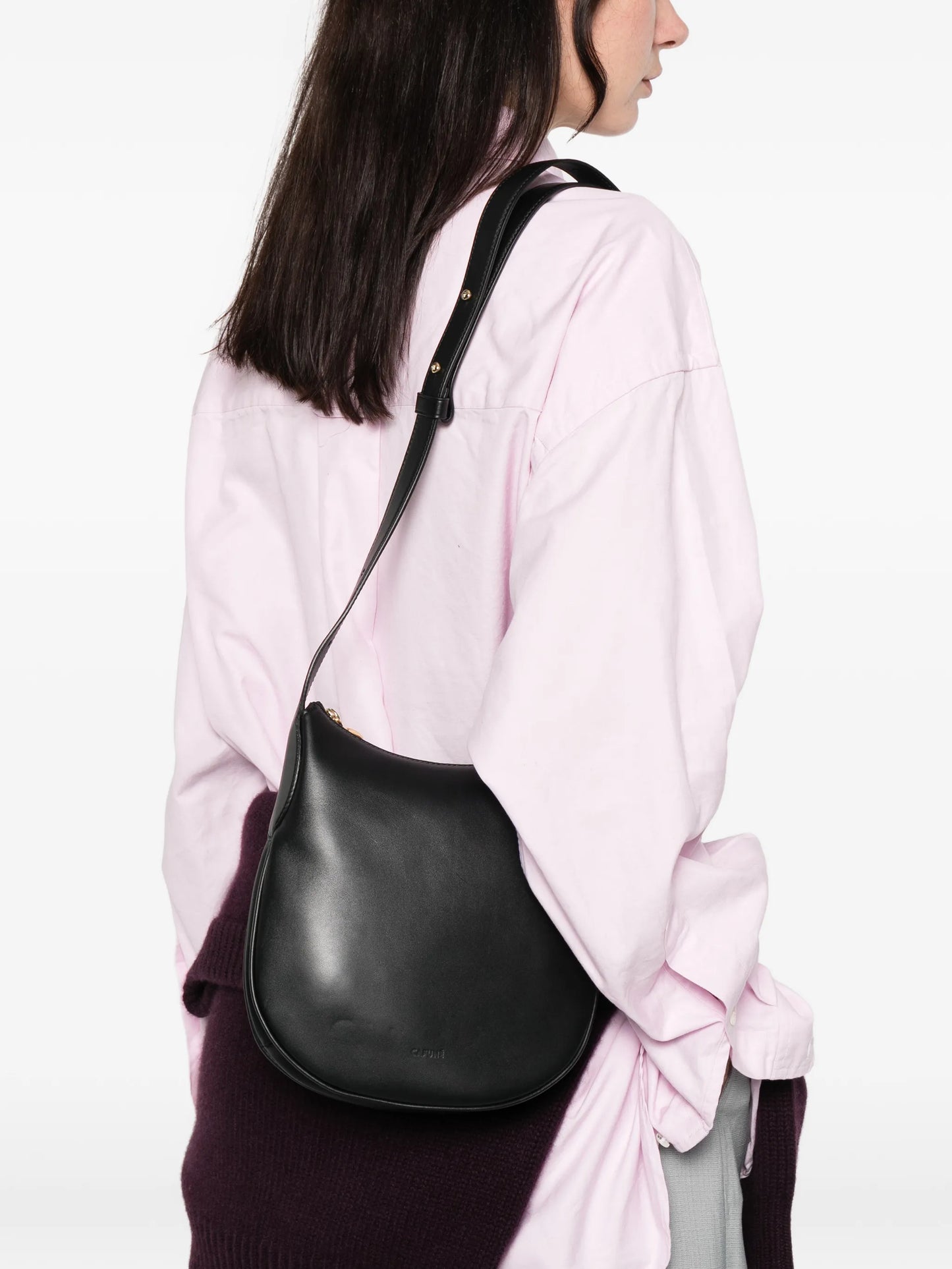 Lune zip shoulder bag