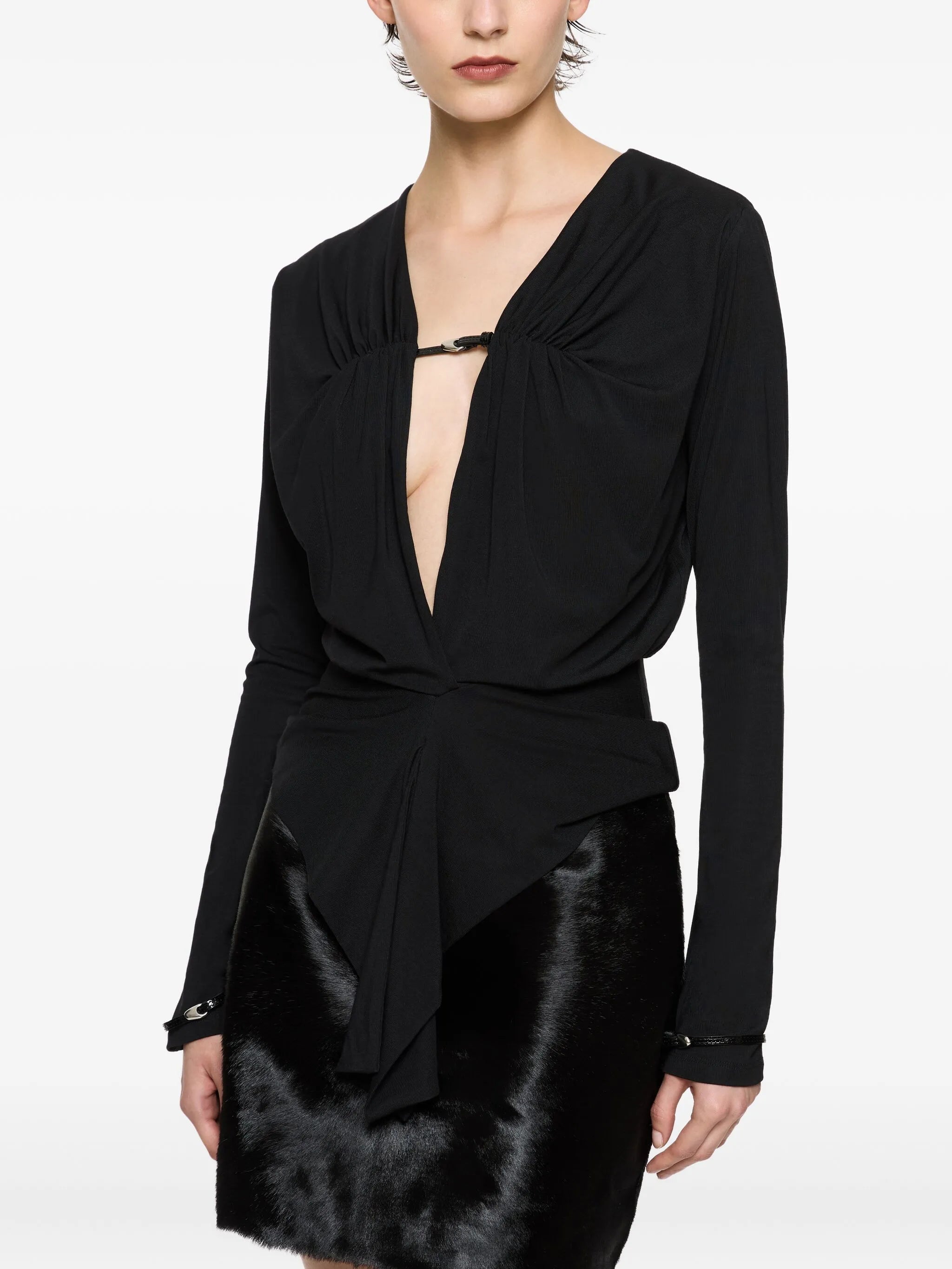 Filomena long-sleeve top
