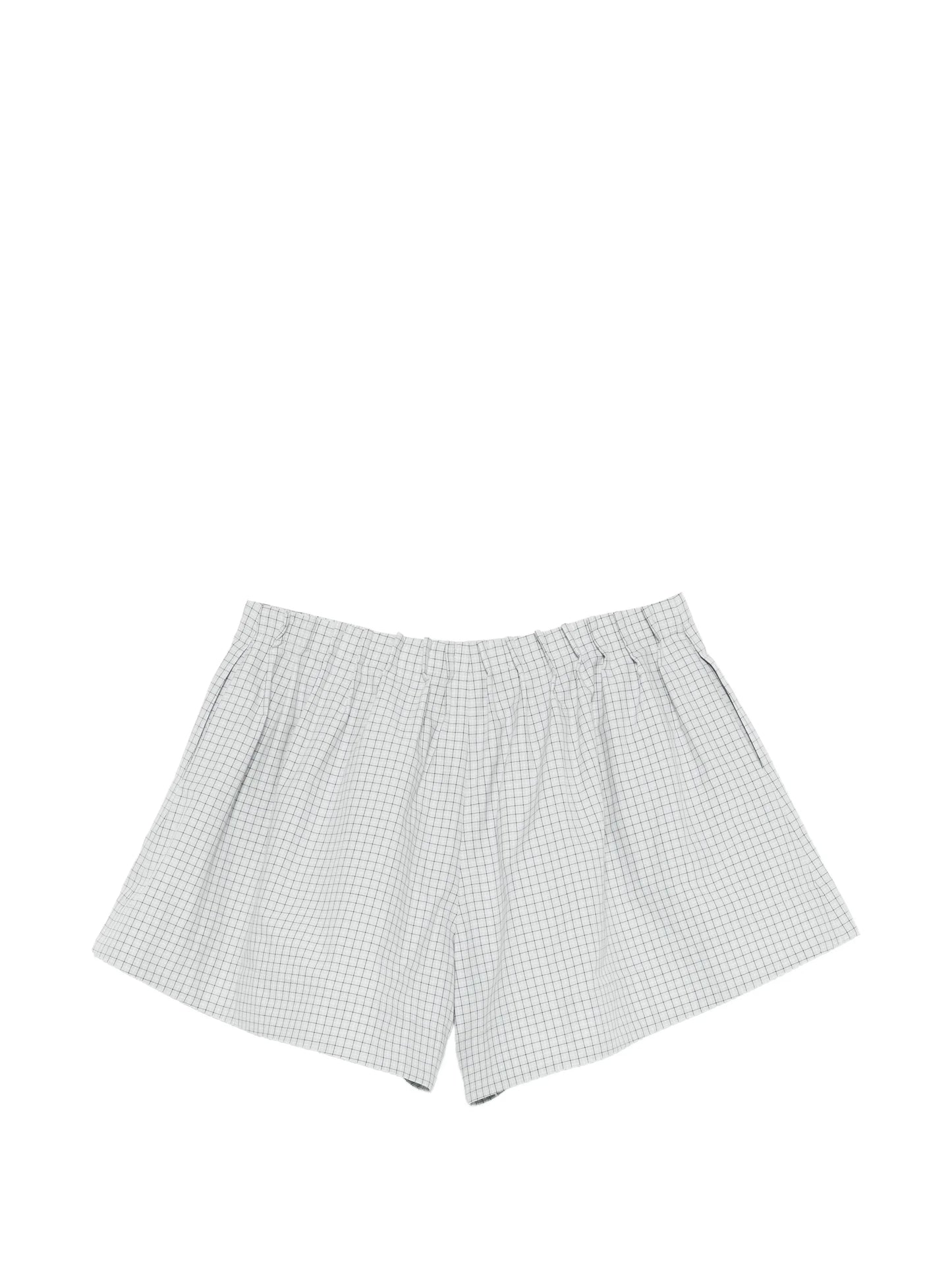 checked shorts