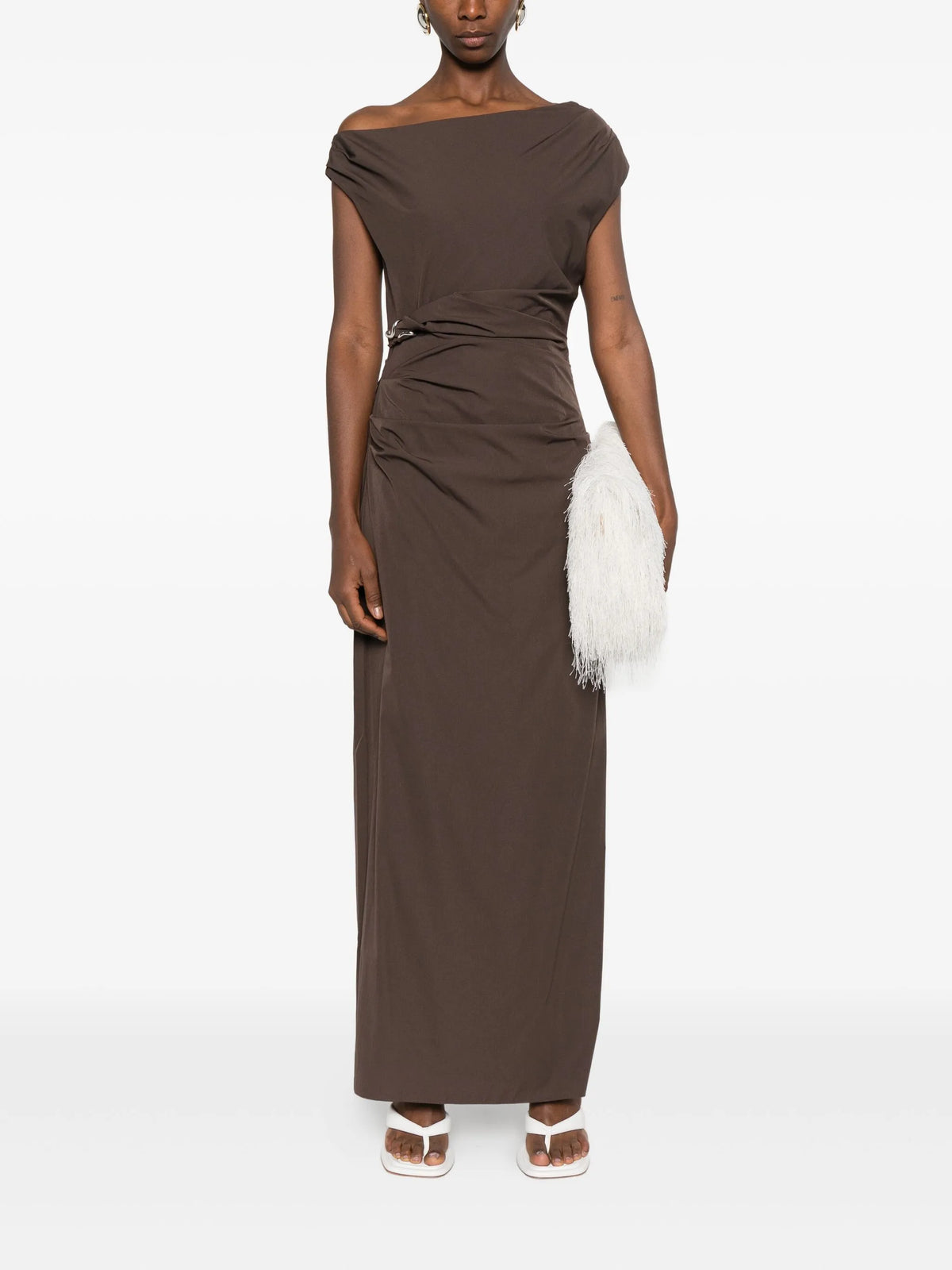 Sol off-shoulder gown