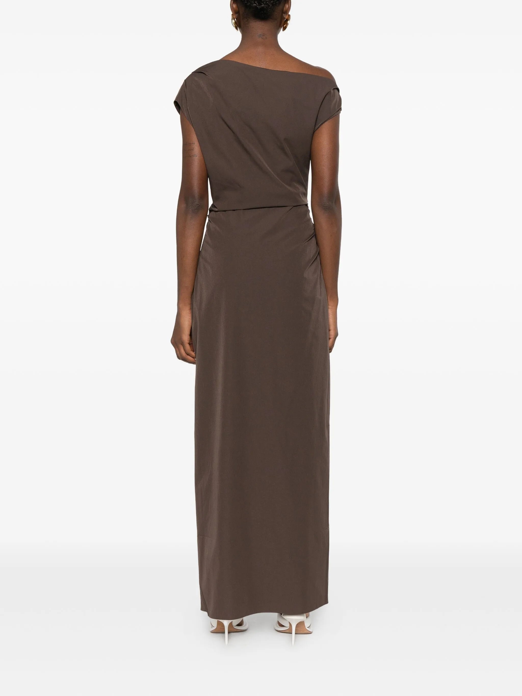 Sol off-shoulder gown