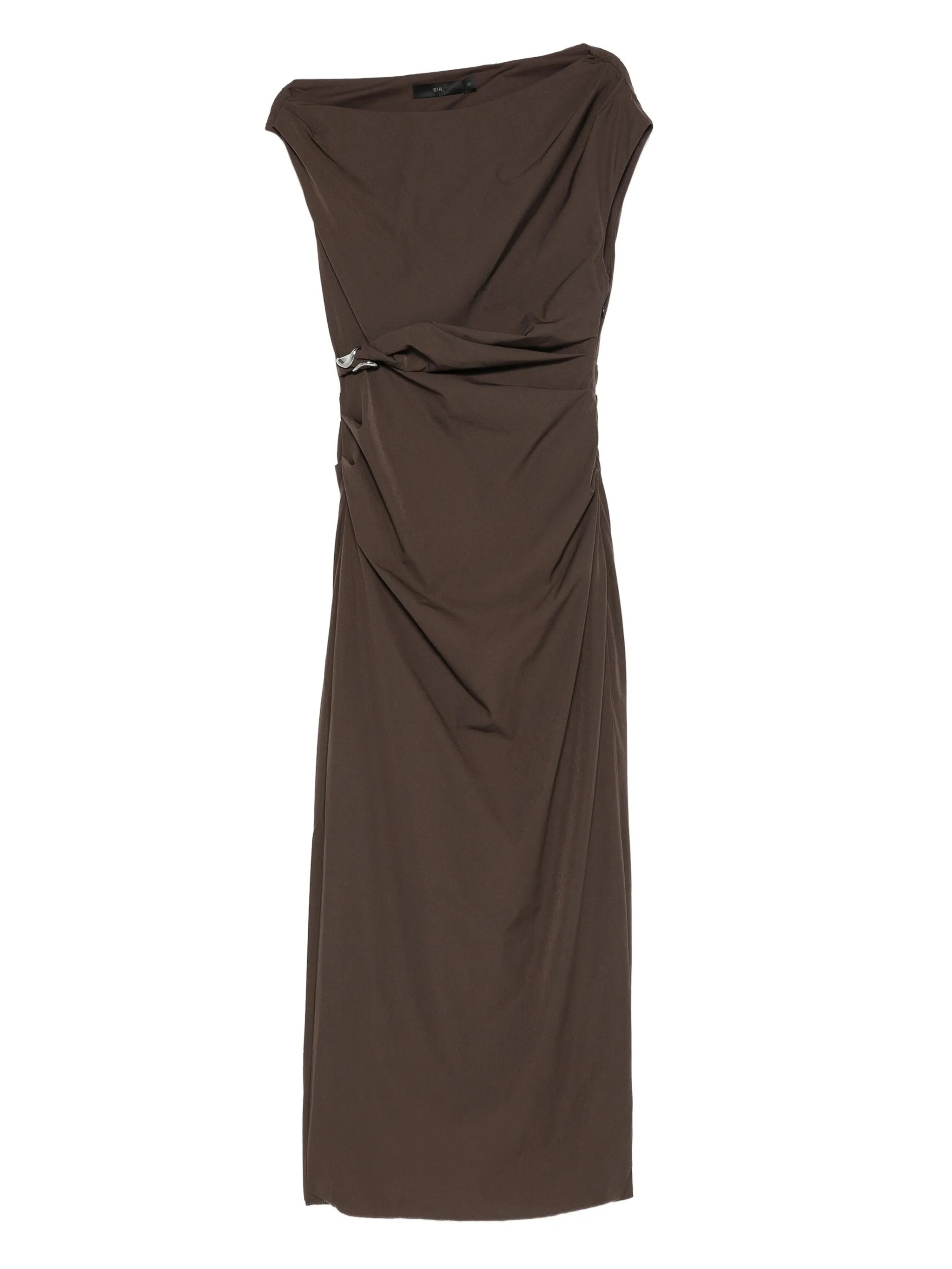 Sol off-shoulder gown