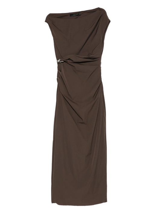 Sol off-shoulder gown