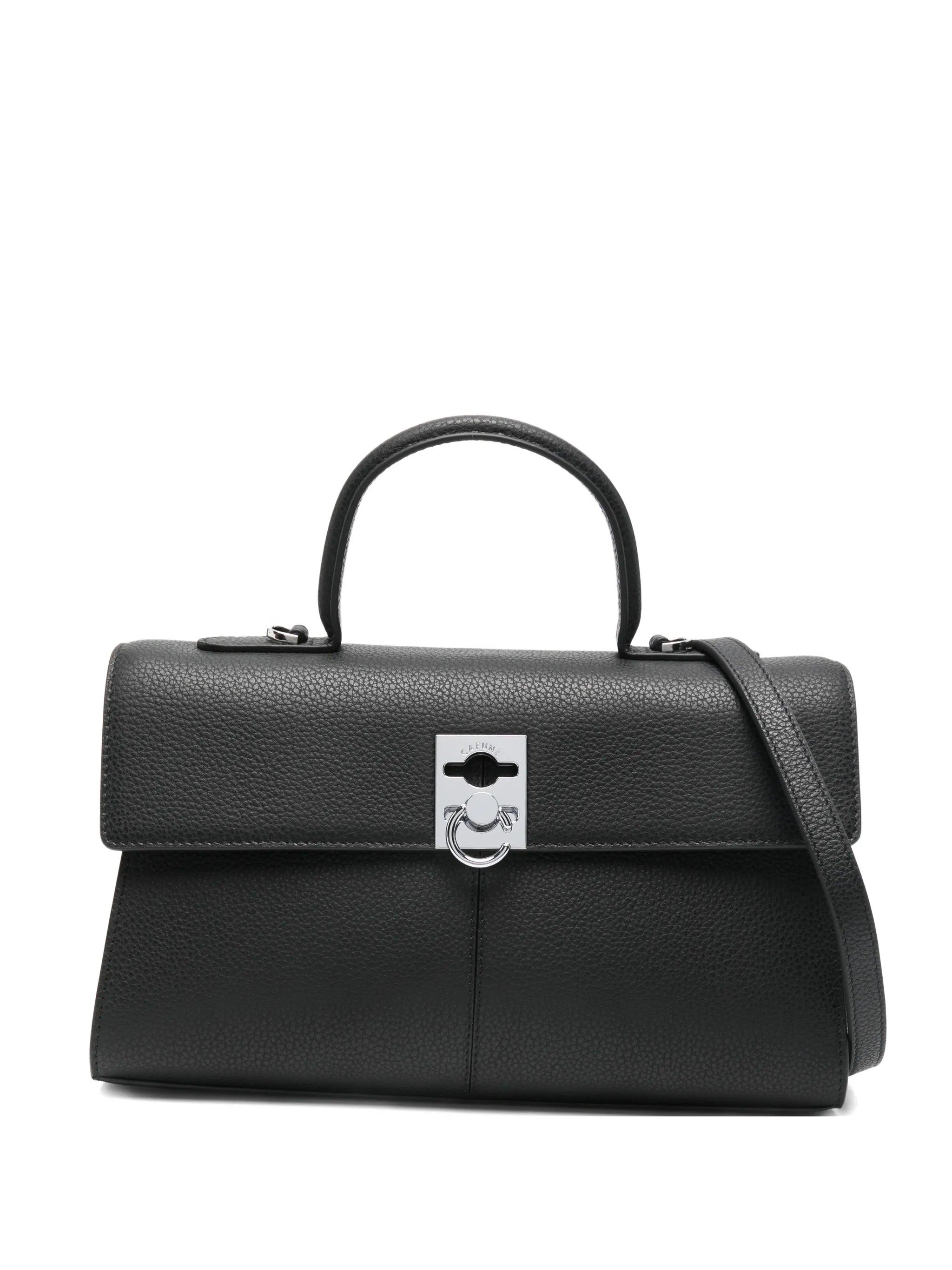 Medium Stance grain leather crossbody bag