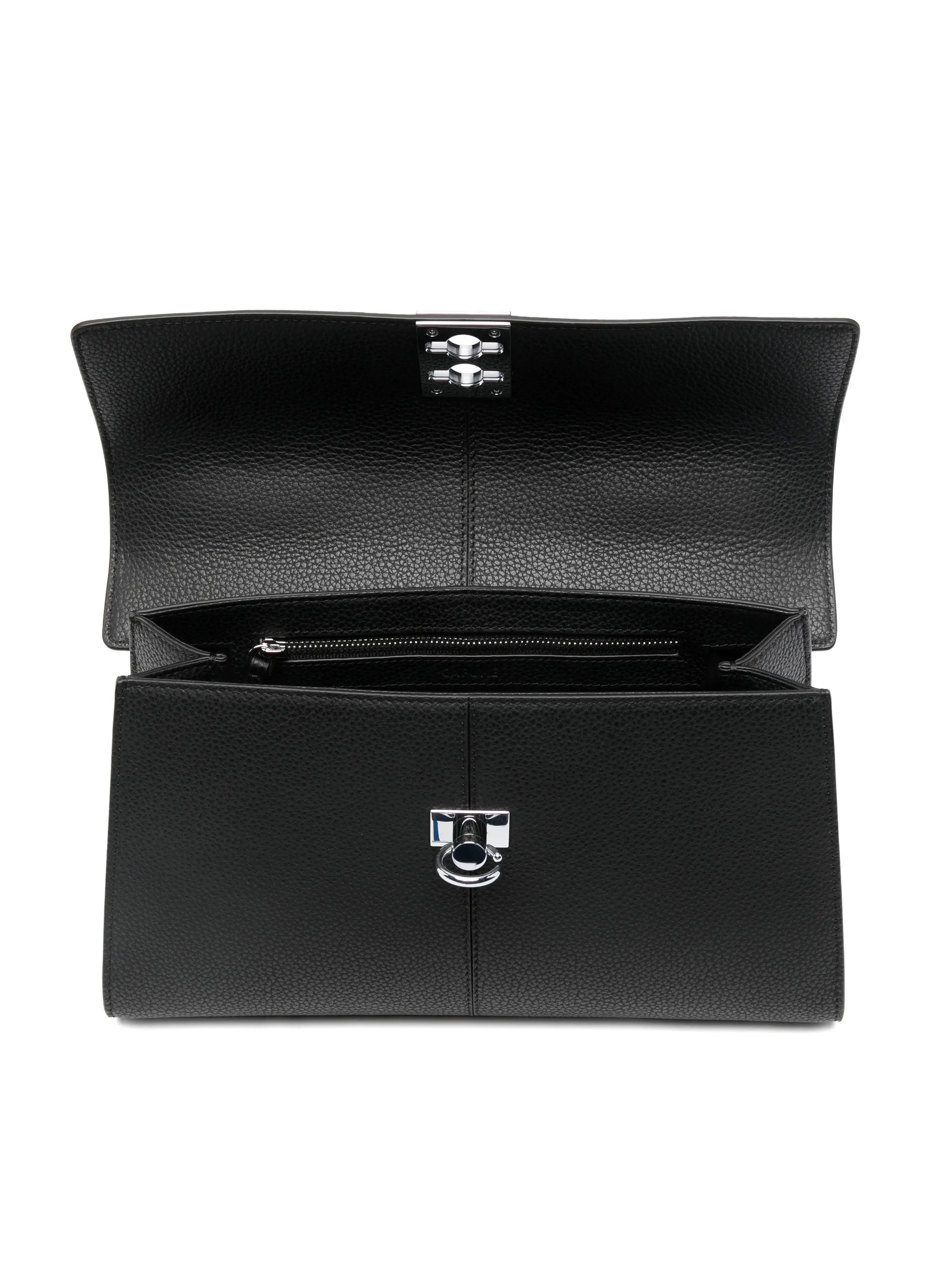 Medium Stance grain leather crossbody bag