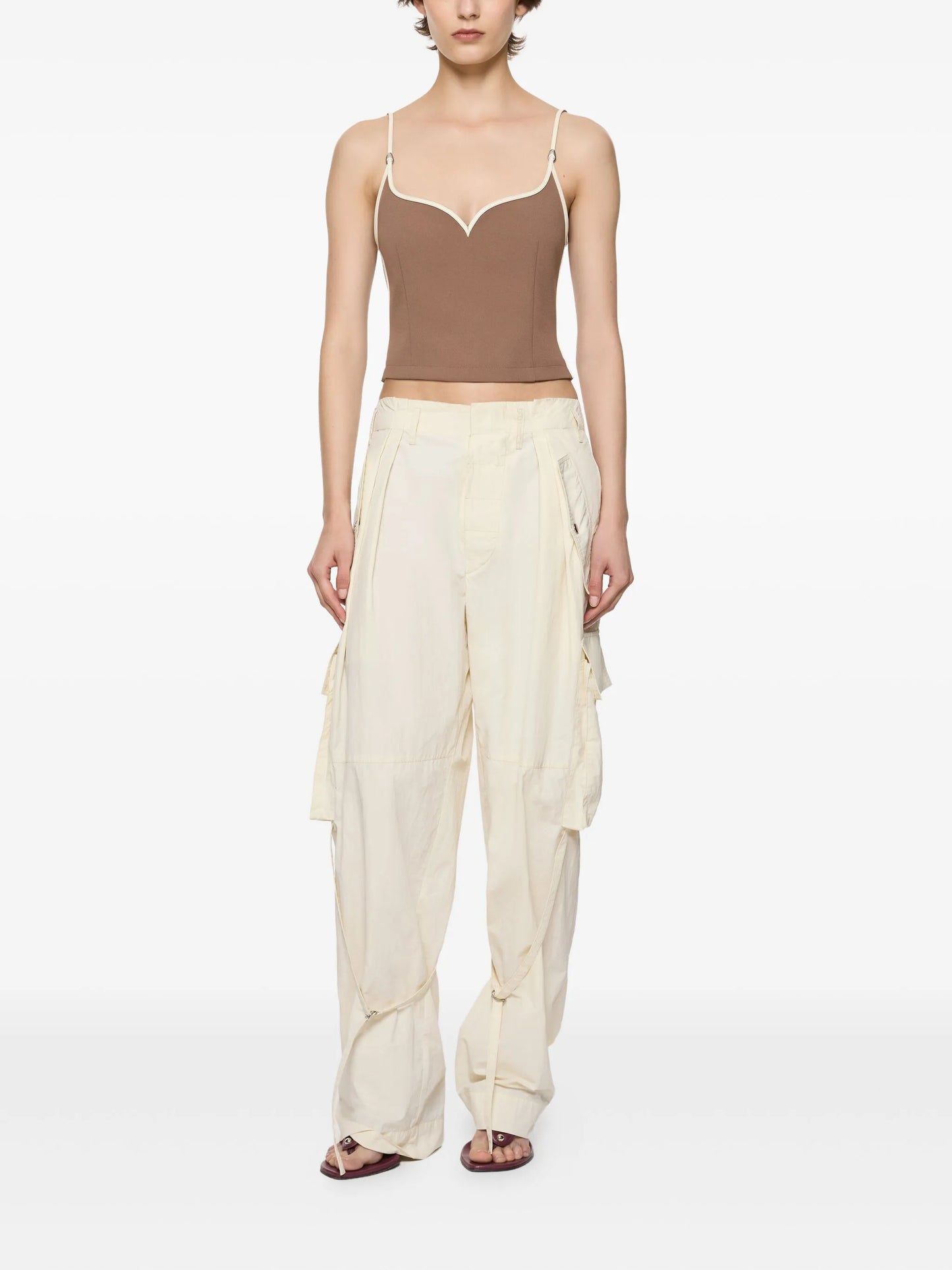 Heart trim-detail top