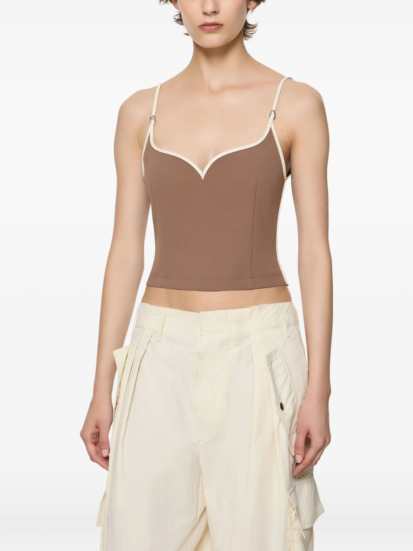 Heart trim-detail top