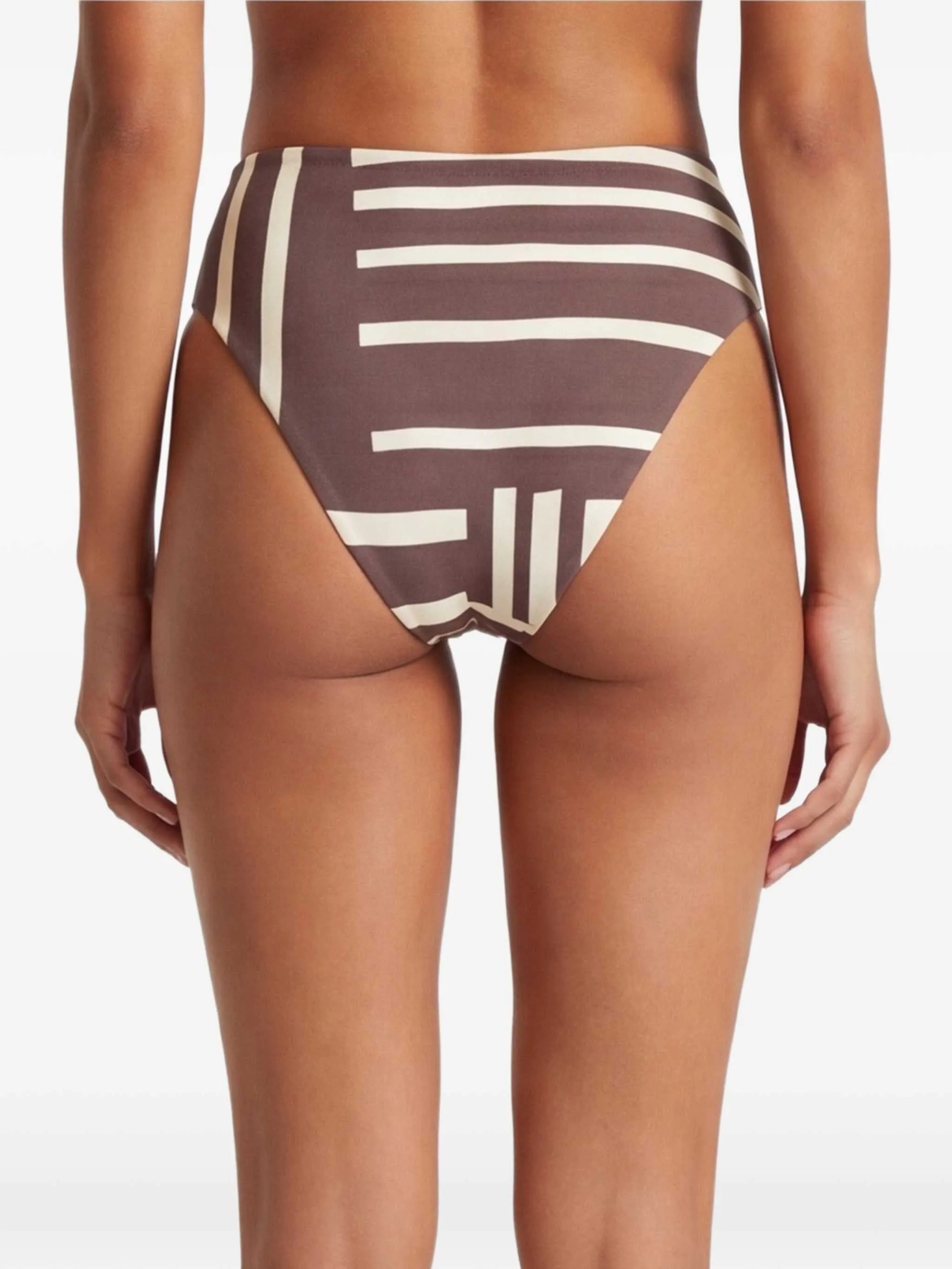 Linocut high cut brief