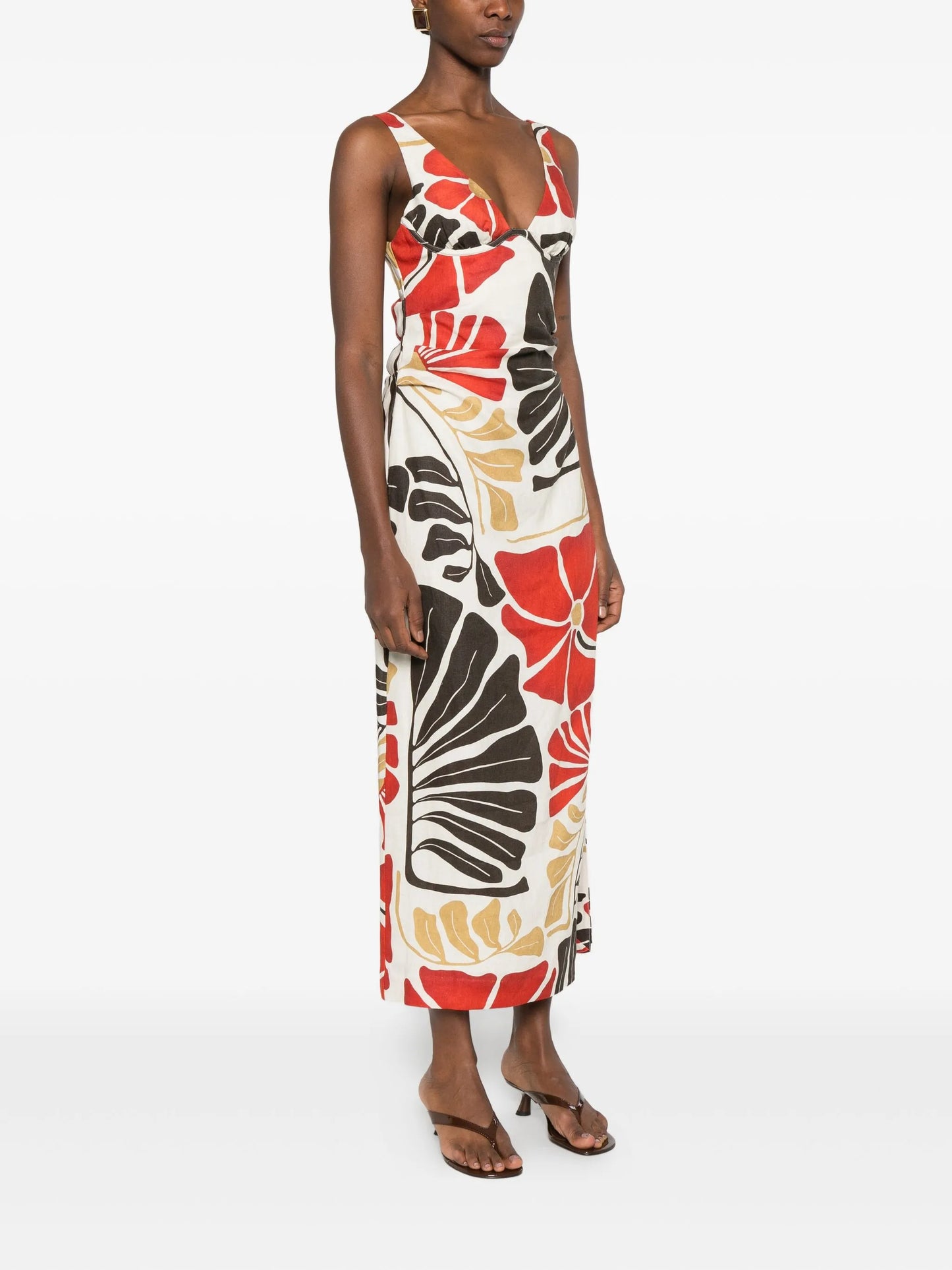 Julietta floral-print maxi dress