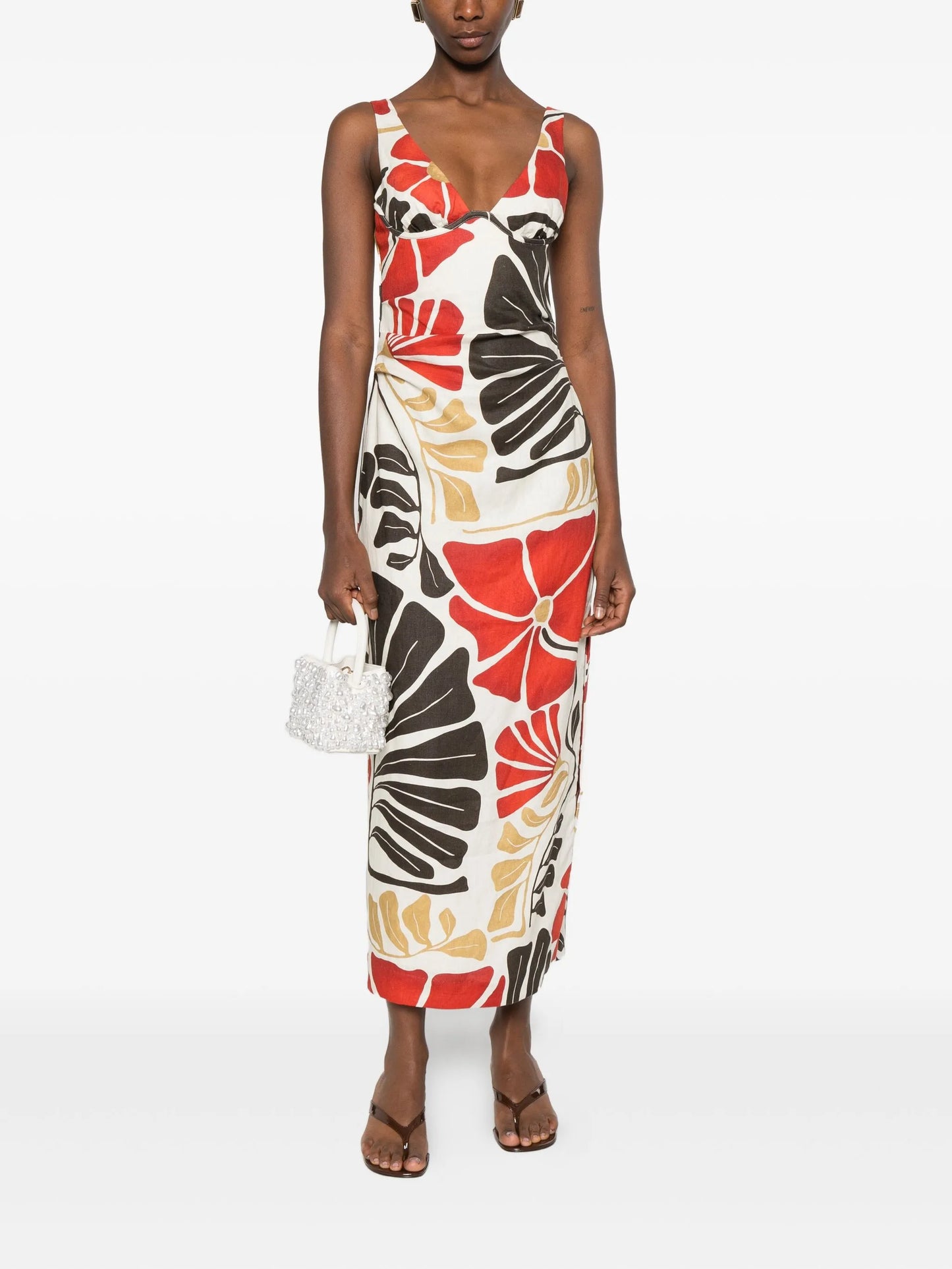 Julietta floral-print maxi dress