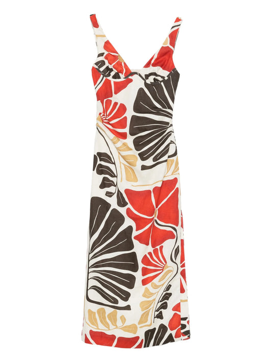 Julietta floral-print maxi dress