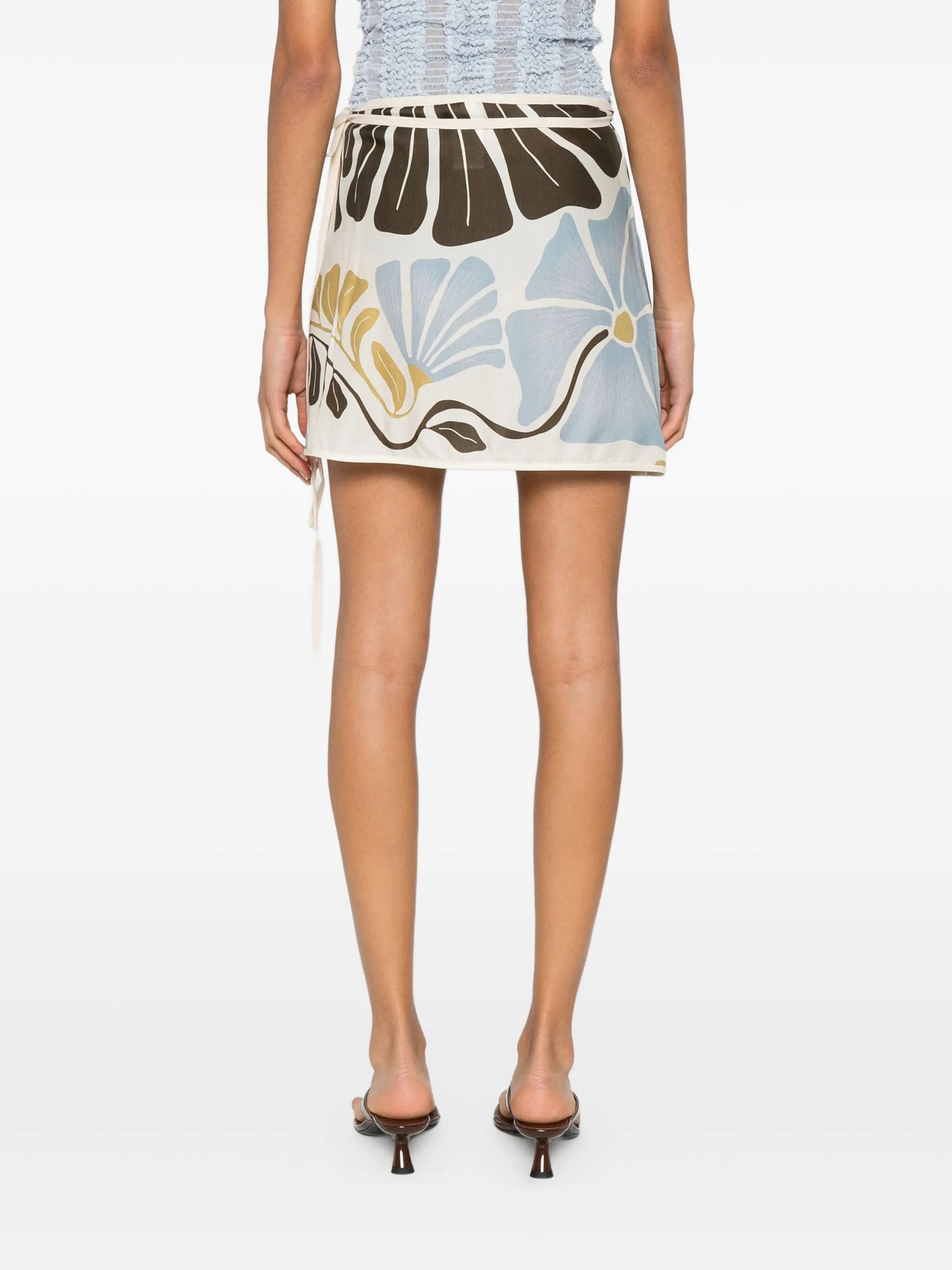 Lola floral-print pareo