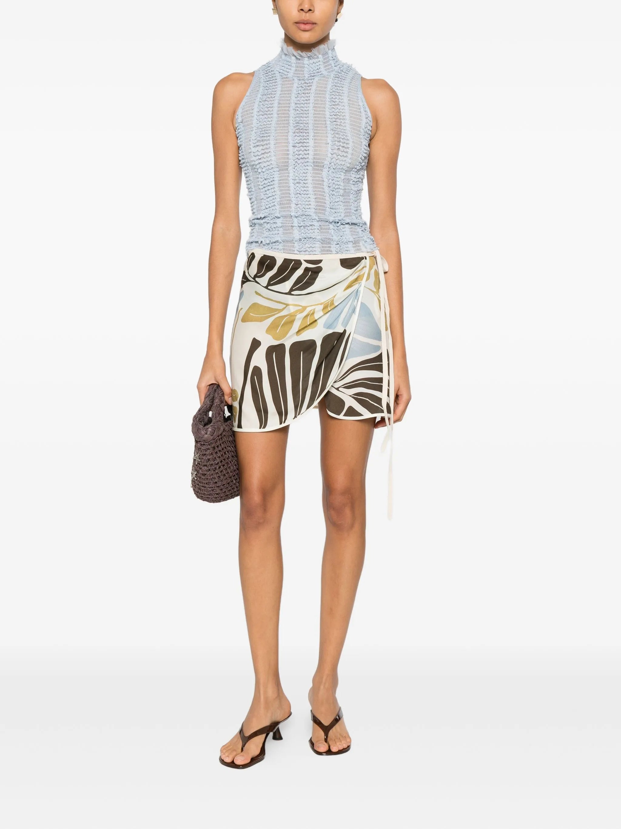 Lola floral-print pareo