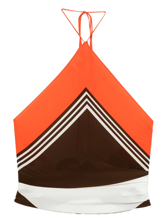 Destino Scarf halterneck top