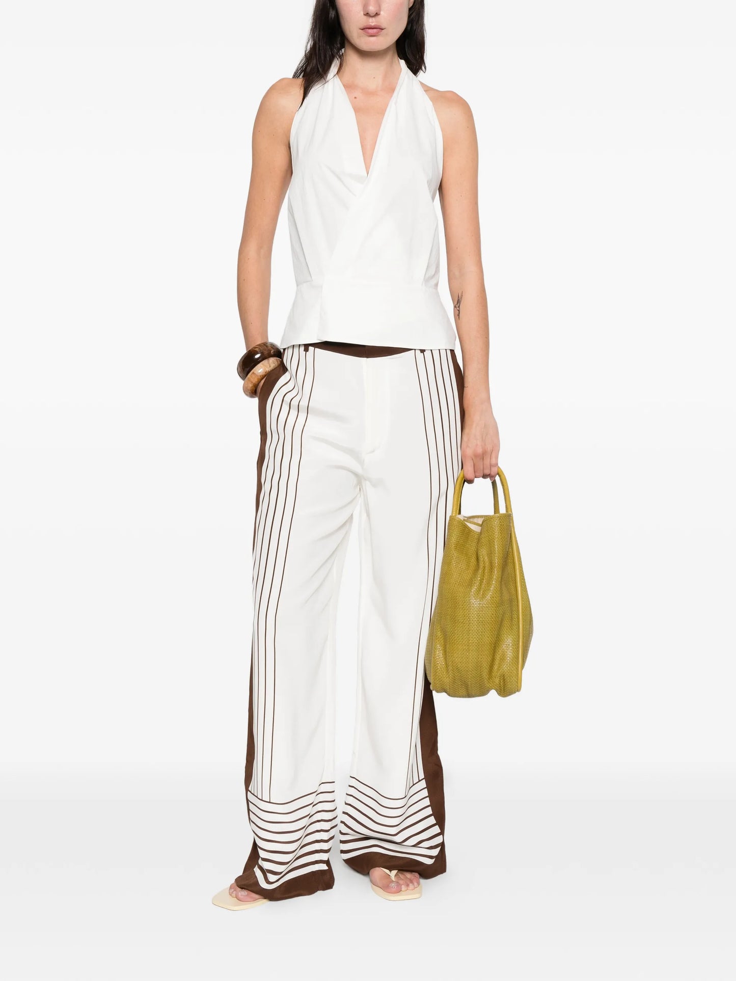 Leilana striped tailored trousers