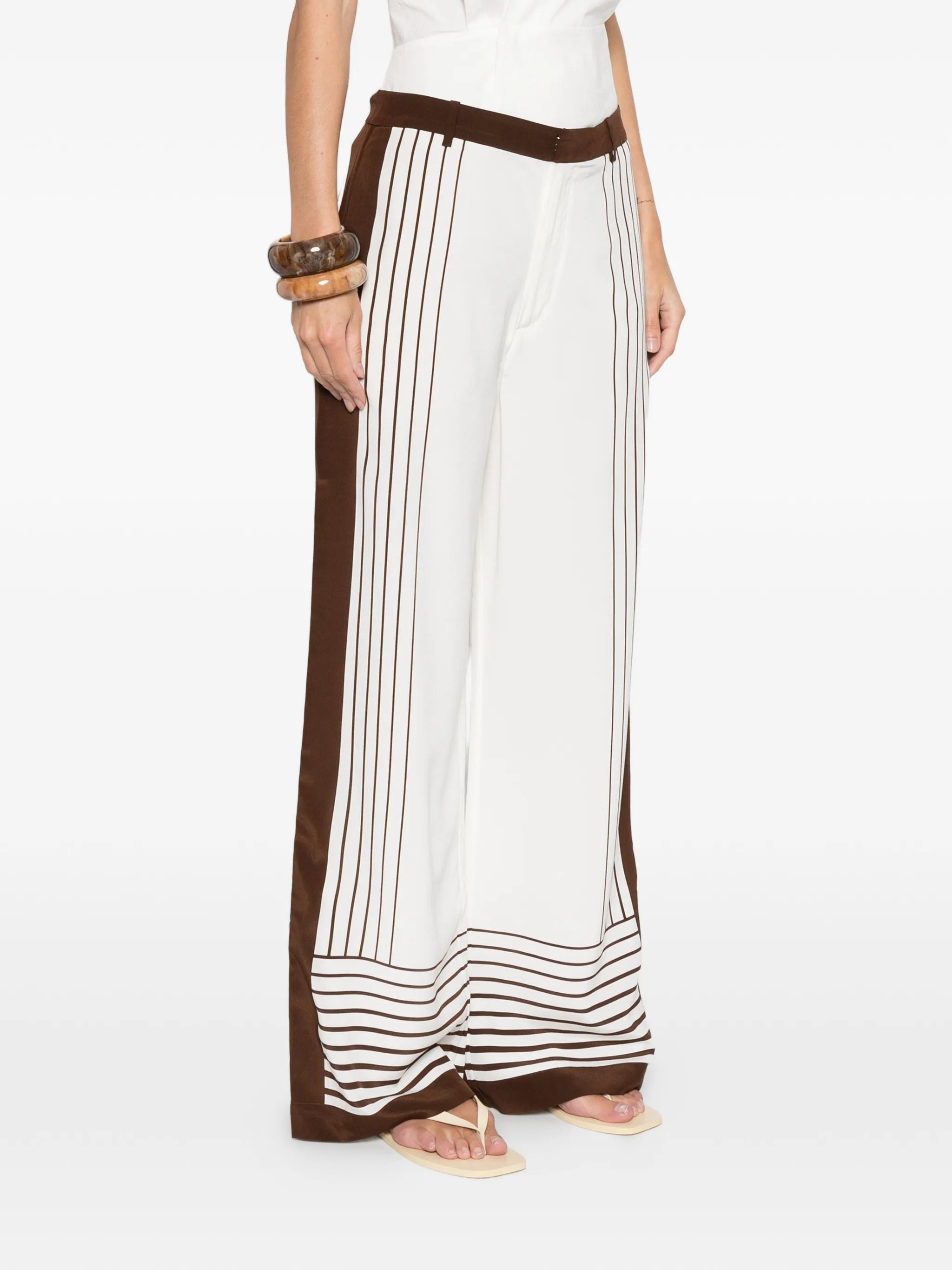 Leilana striped tailored trousers