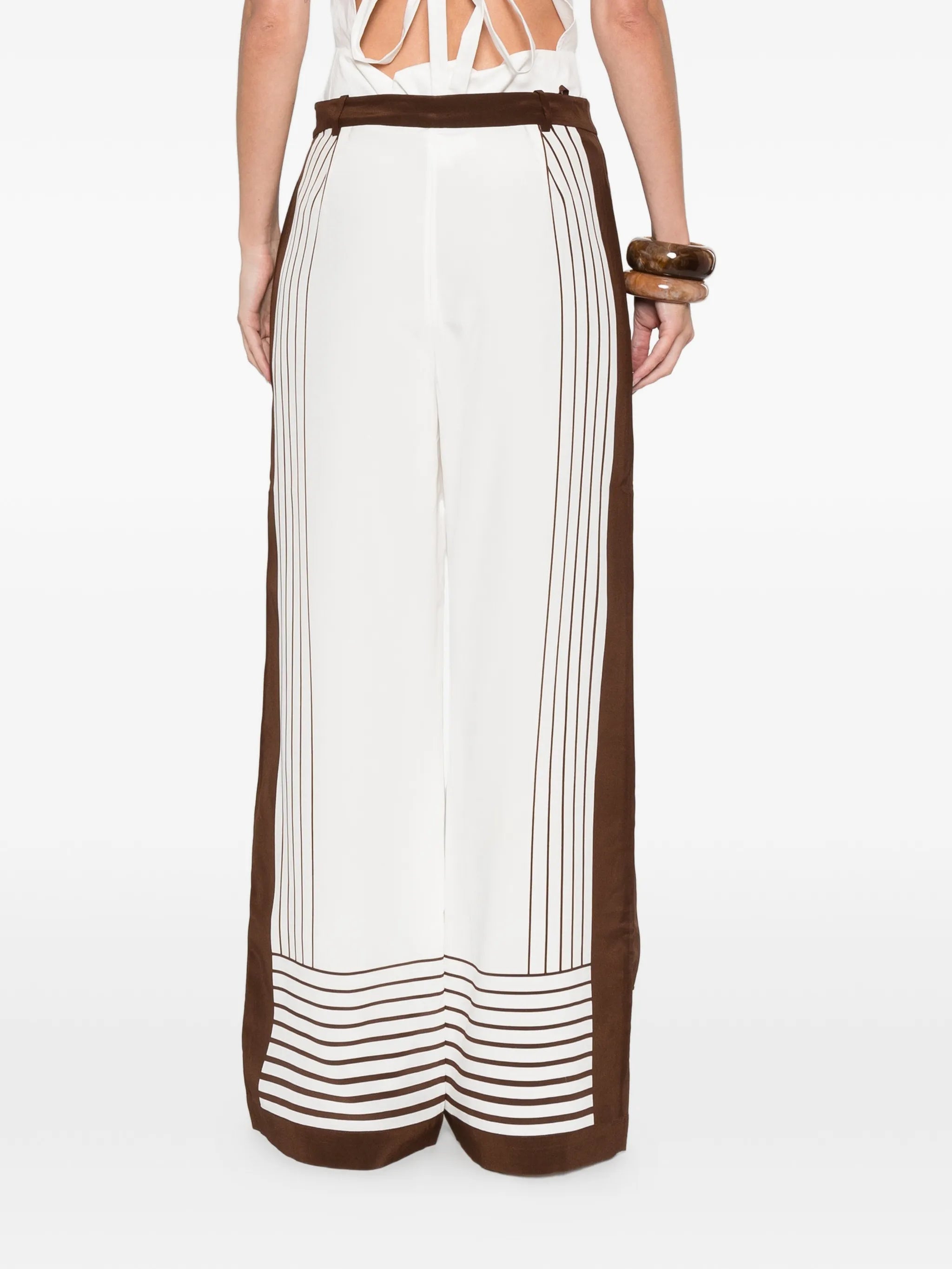 Leilana striped tailored trousers