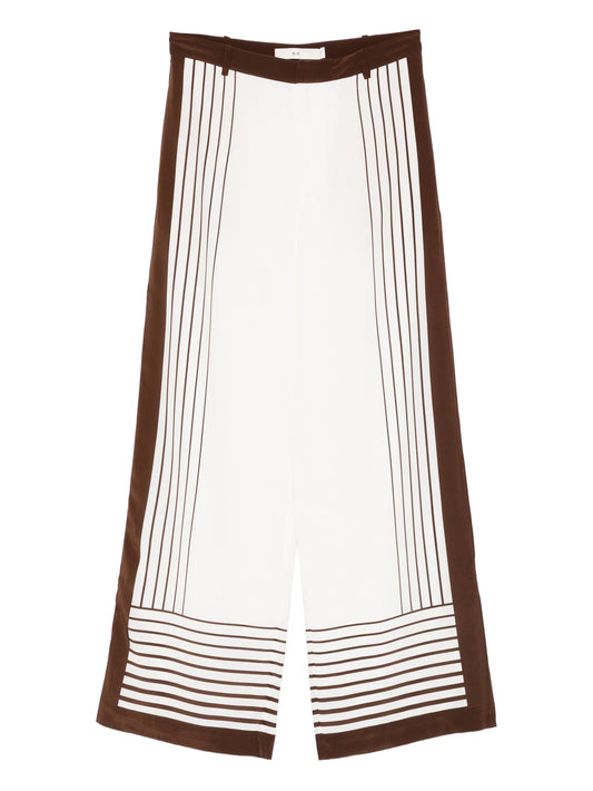 Leilana striped tailored trousers