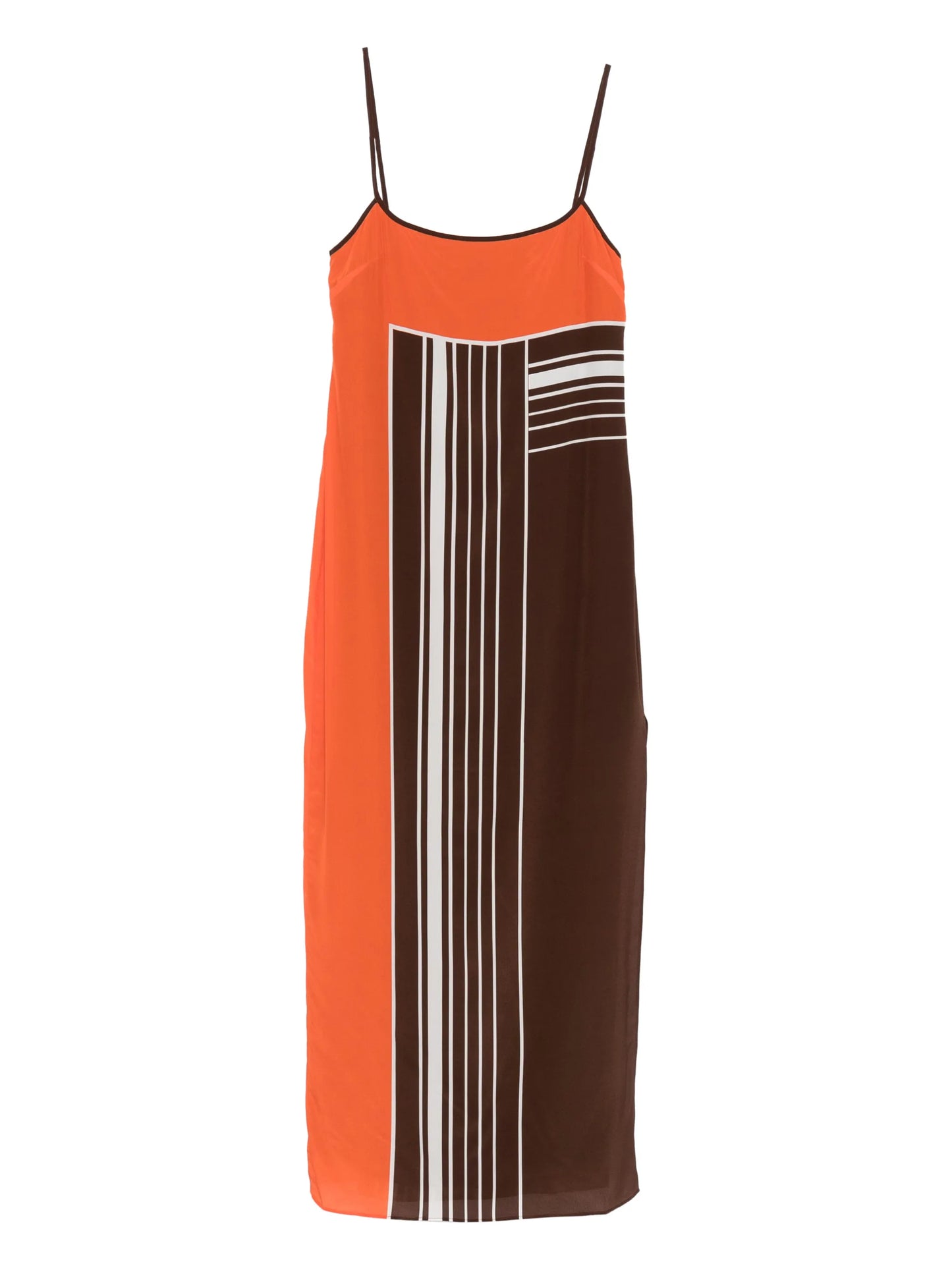 Destino striped maxi dress