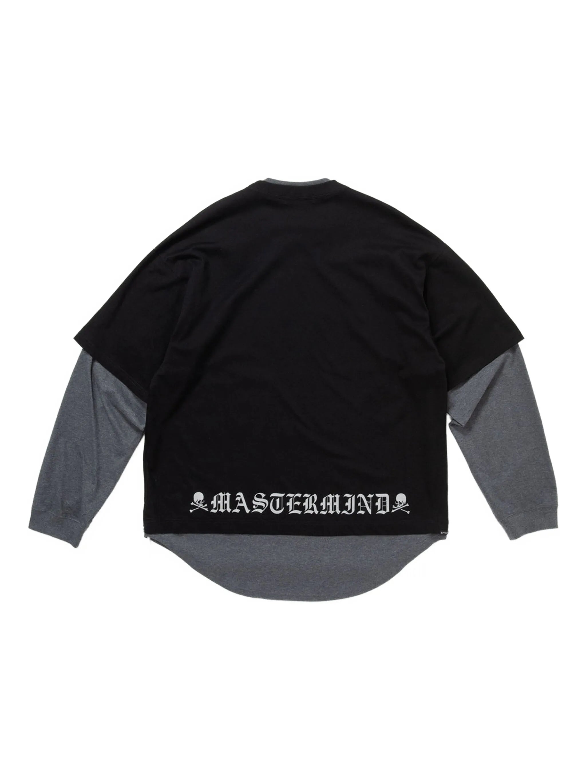 layered skull t-shirt