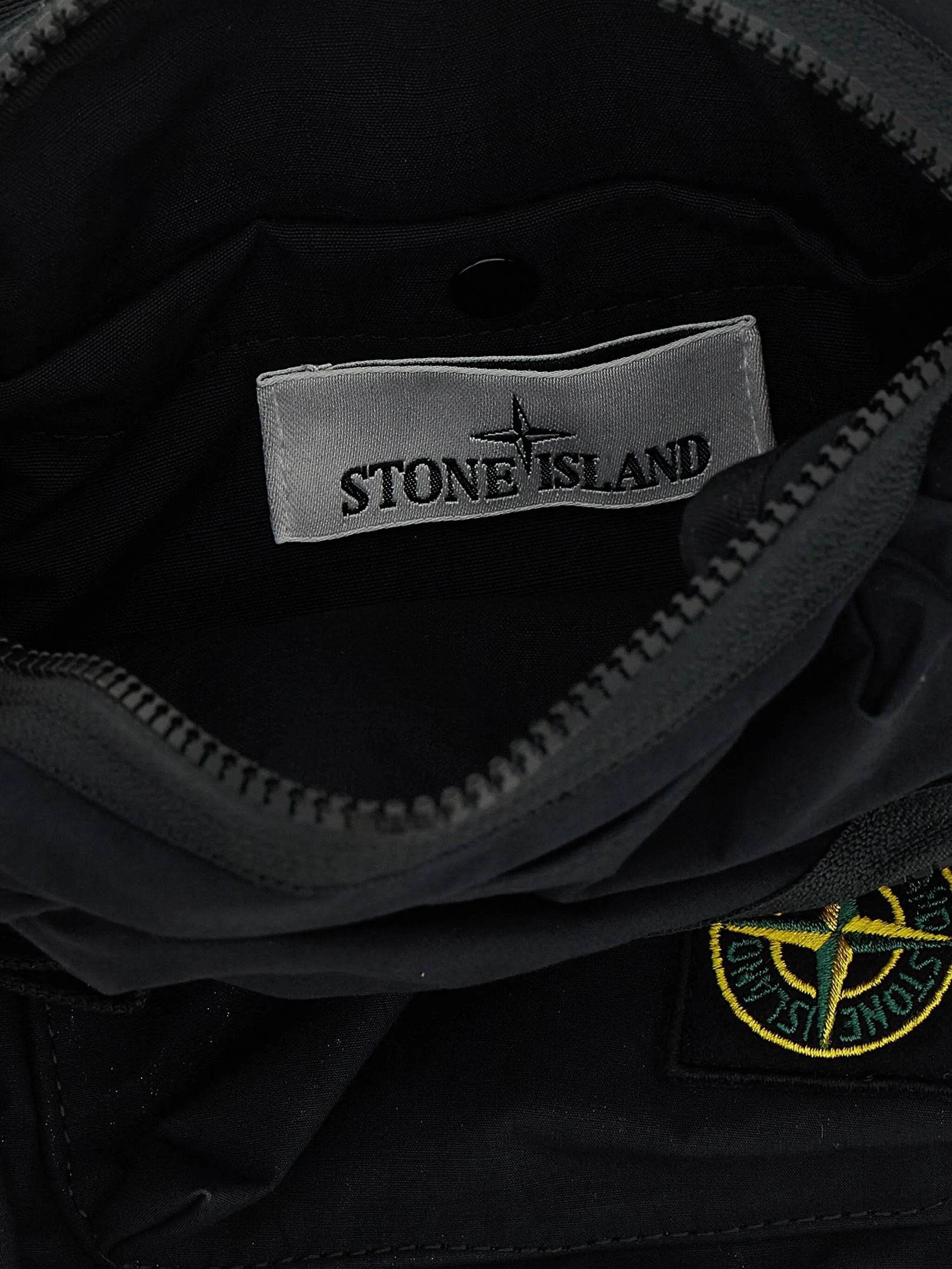 Compass-patch shoulder bag