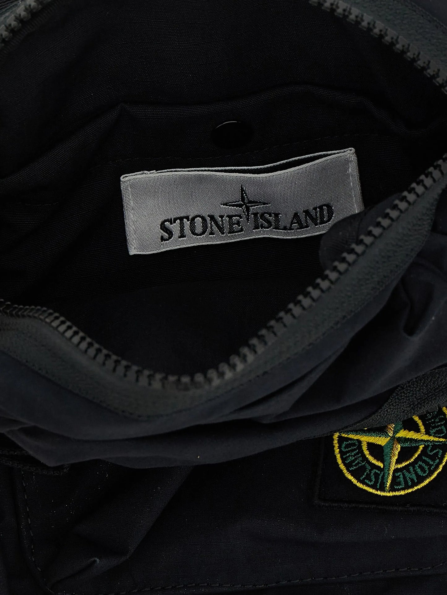 Compass-patch shoulder bag