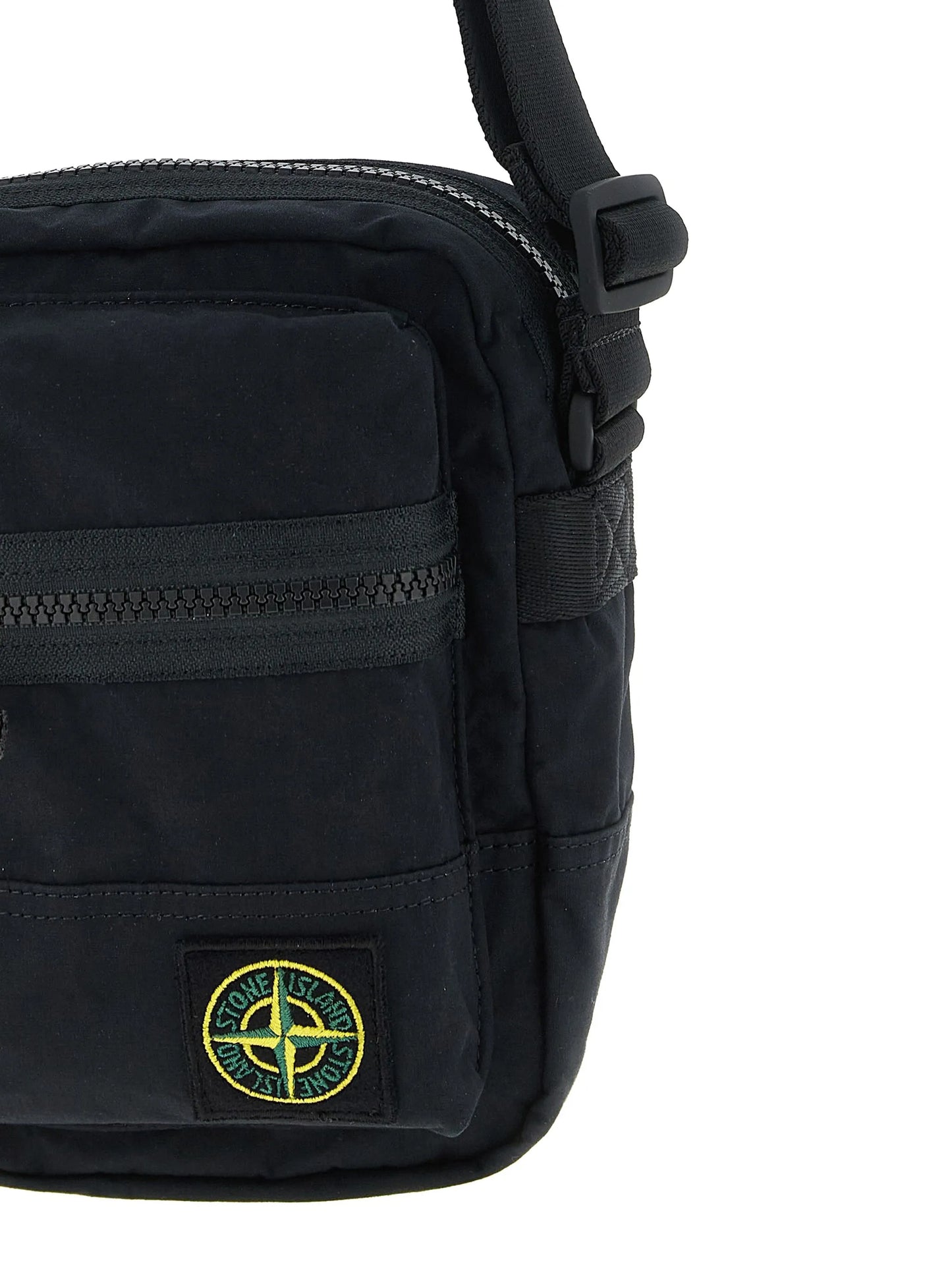 Compass-patch shoulder bag