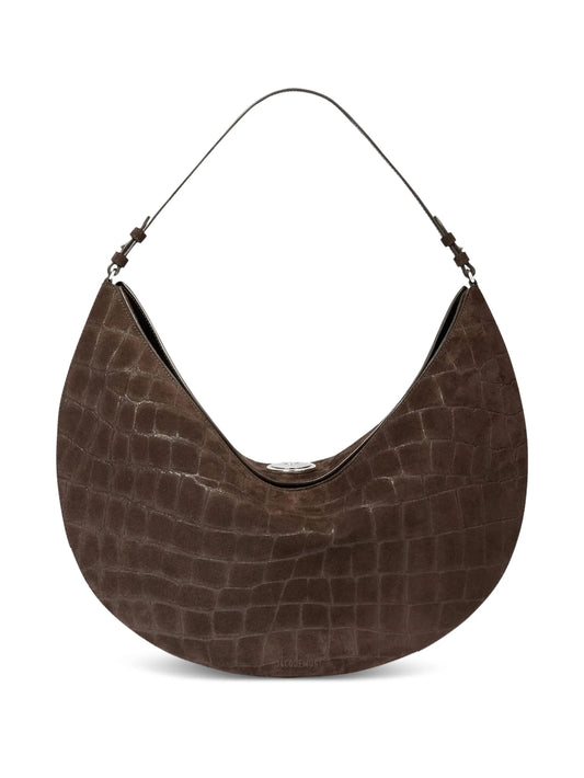 Ovalo leather shoulder bag