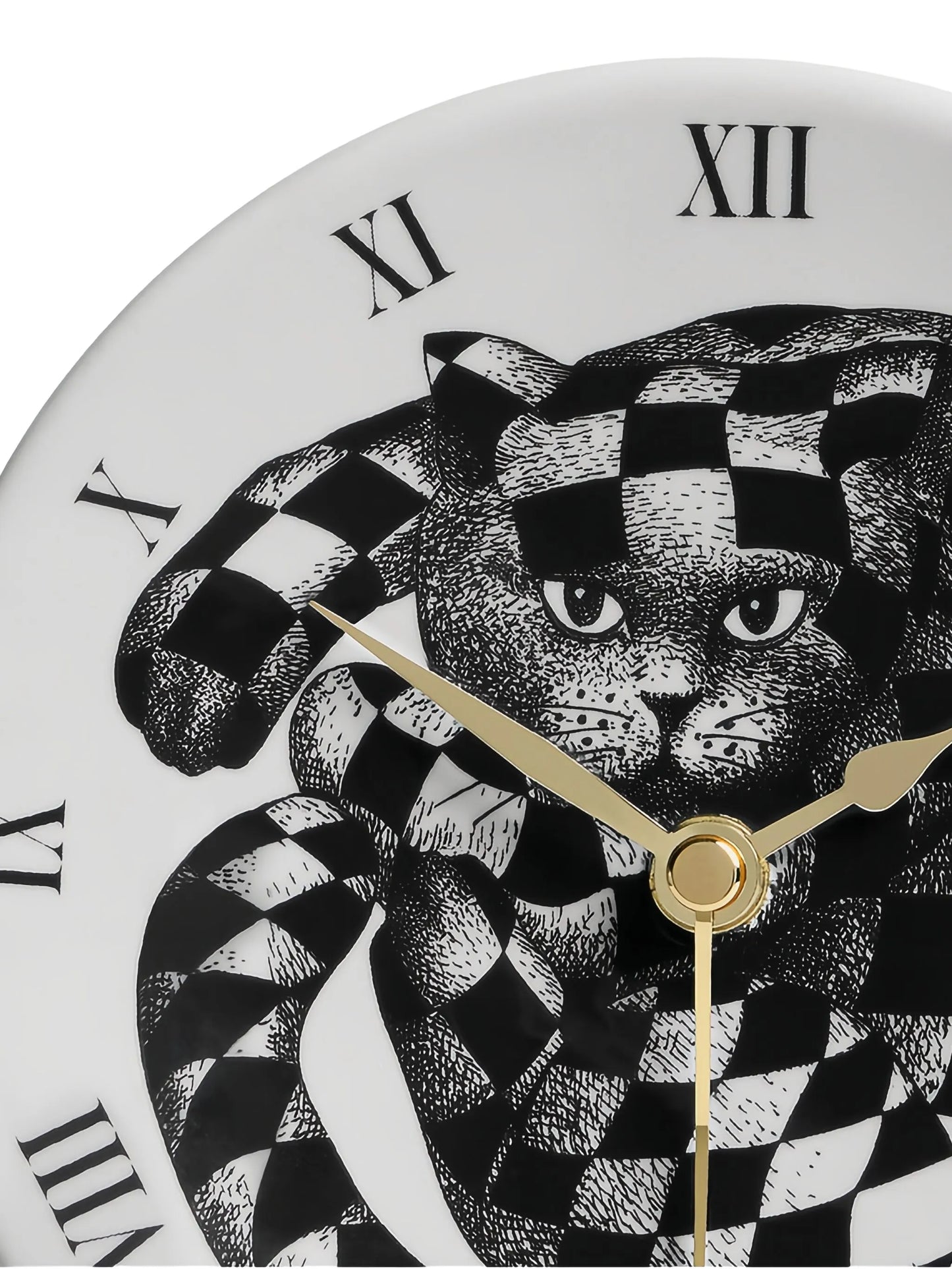 cat-print clock