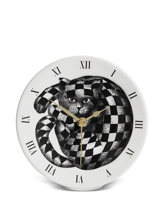 cat-print clock