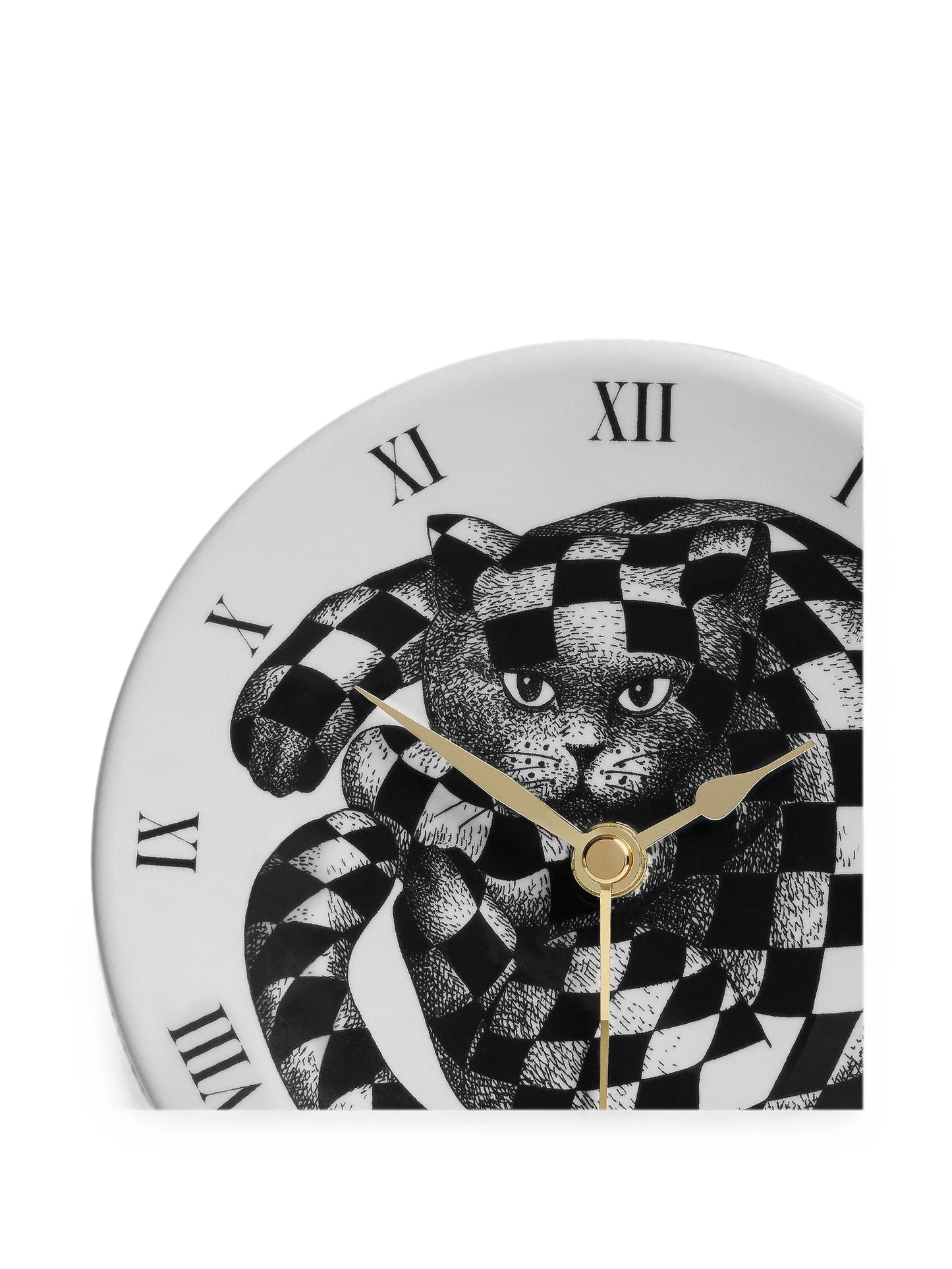 cat-print clock