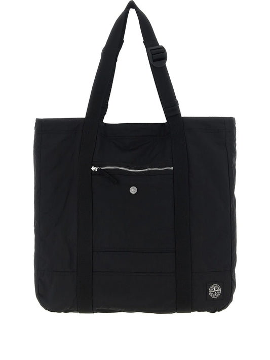 logo-patch tote bag