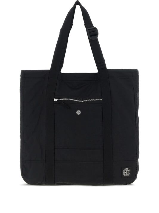logo-patch tote bag
