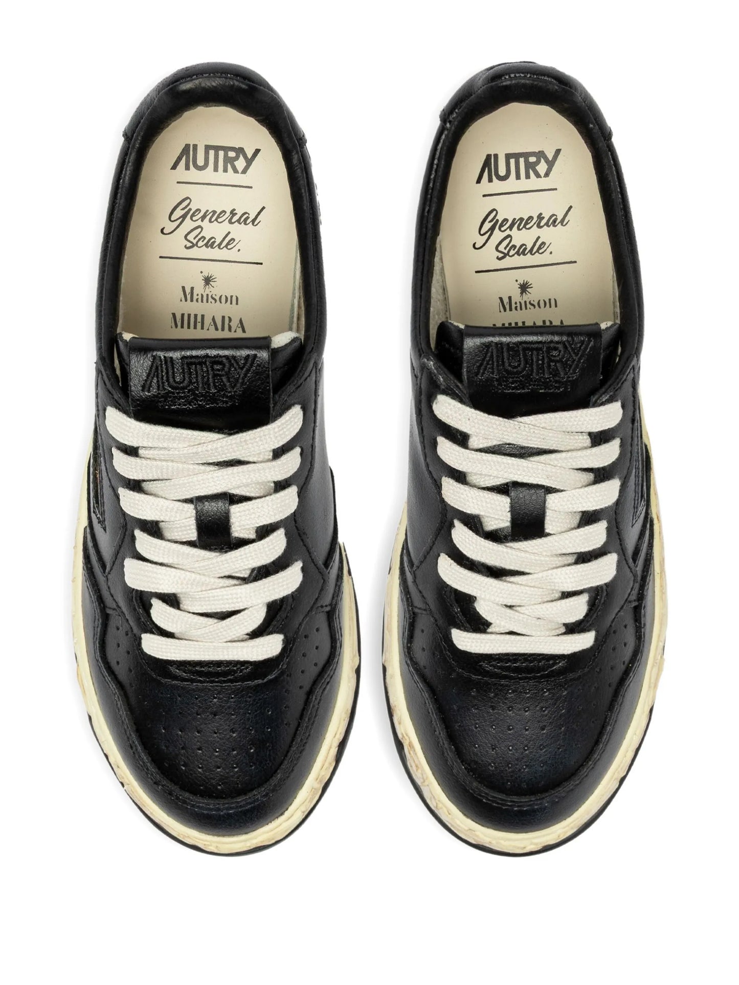x Maison Mihara Yasuhiro leather sneakers