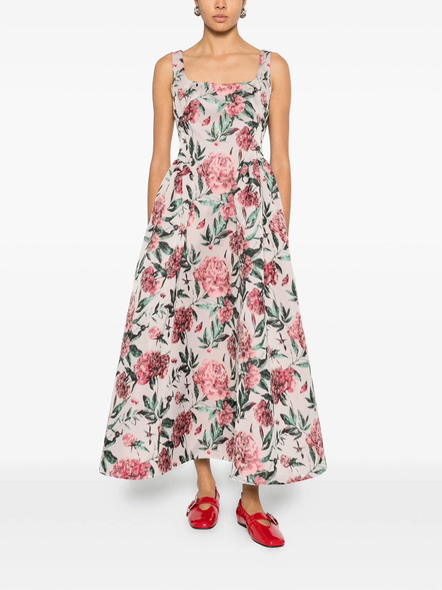 floral midi dress