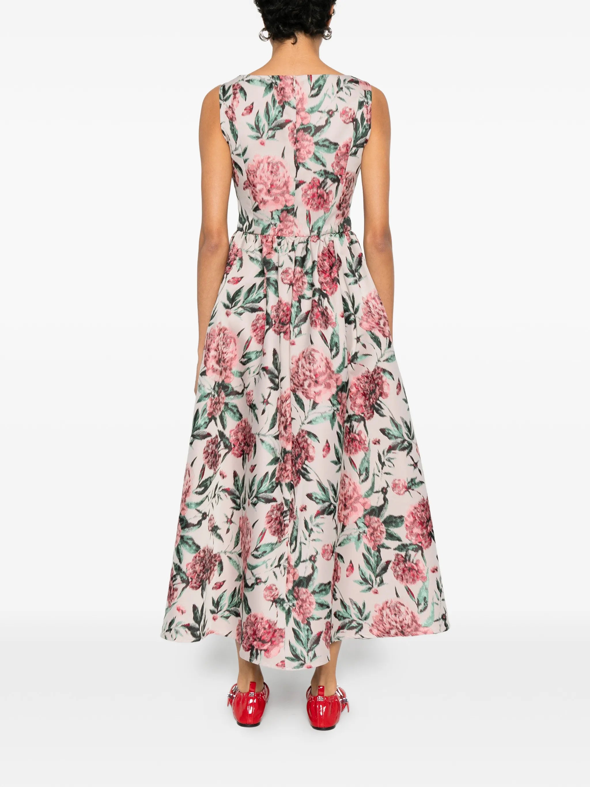 floral midi dress