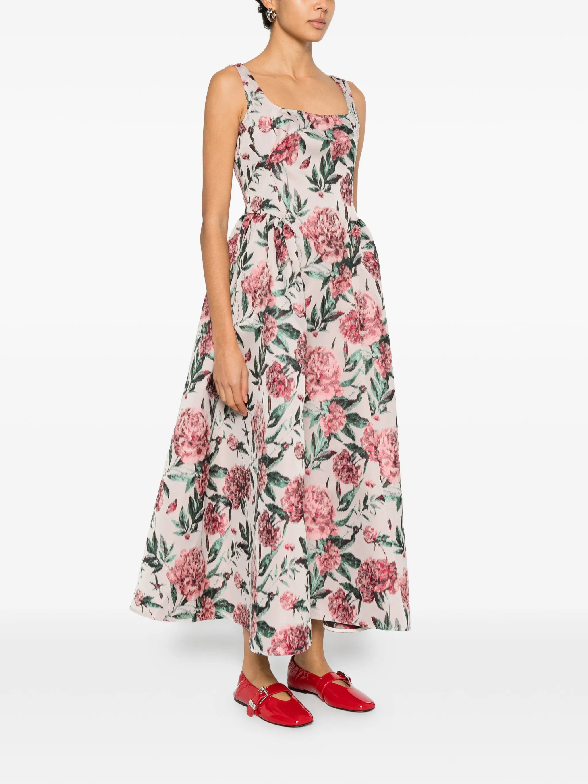 floral midi dress