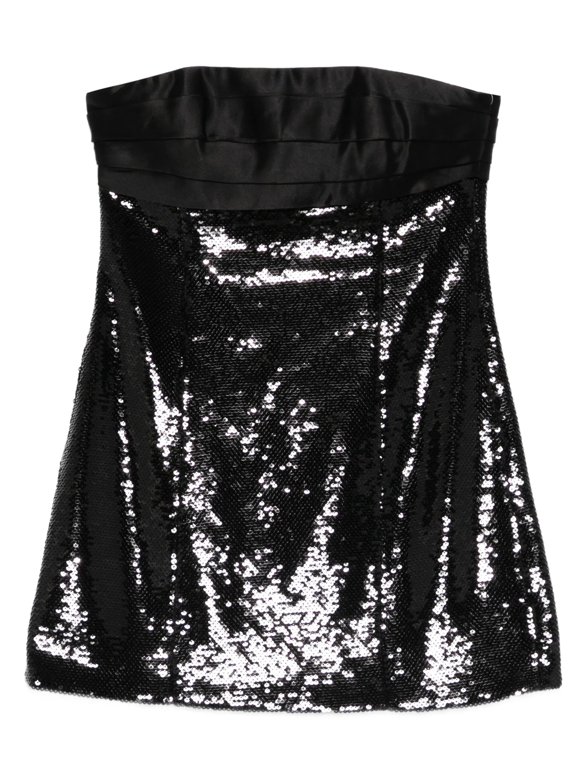Chentari sequin strapless mini dress